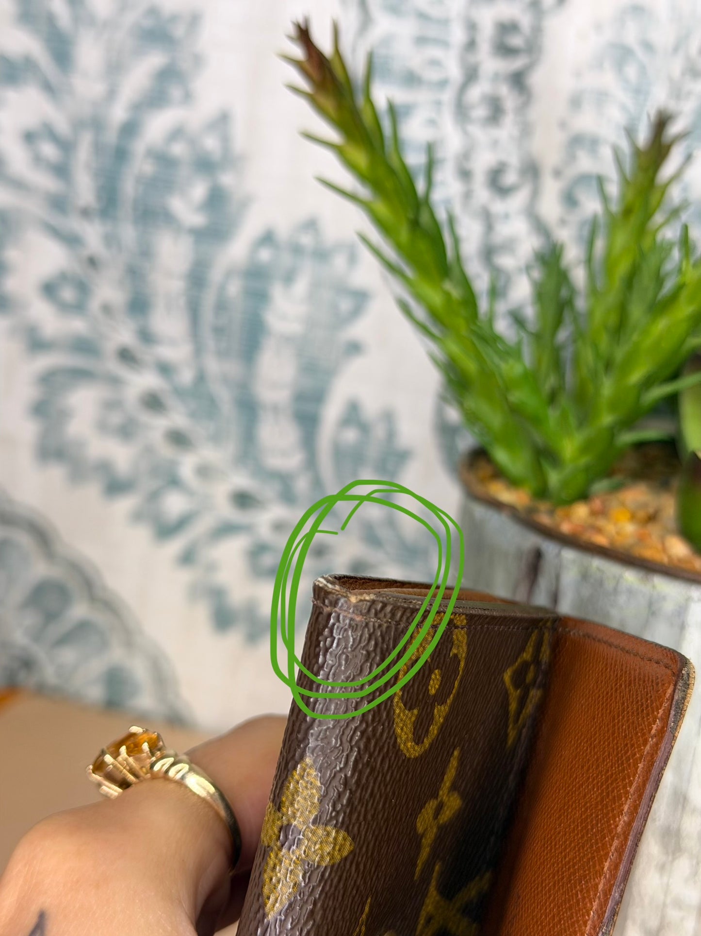 Louis Vuitton Porte Monnaie Plat Monogram Card Case #1