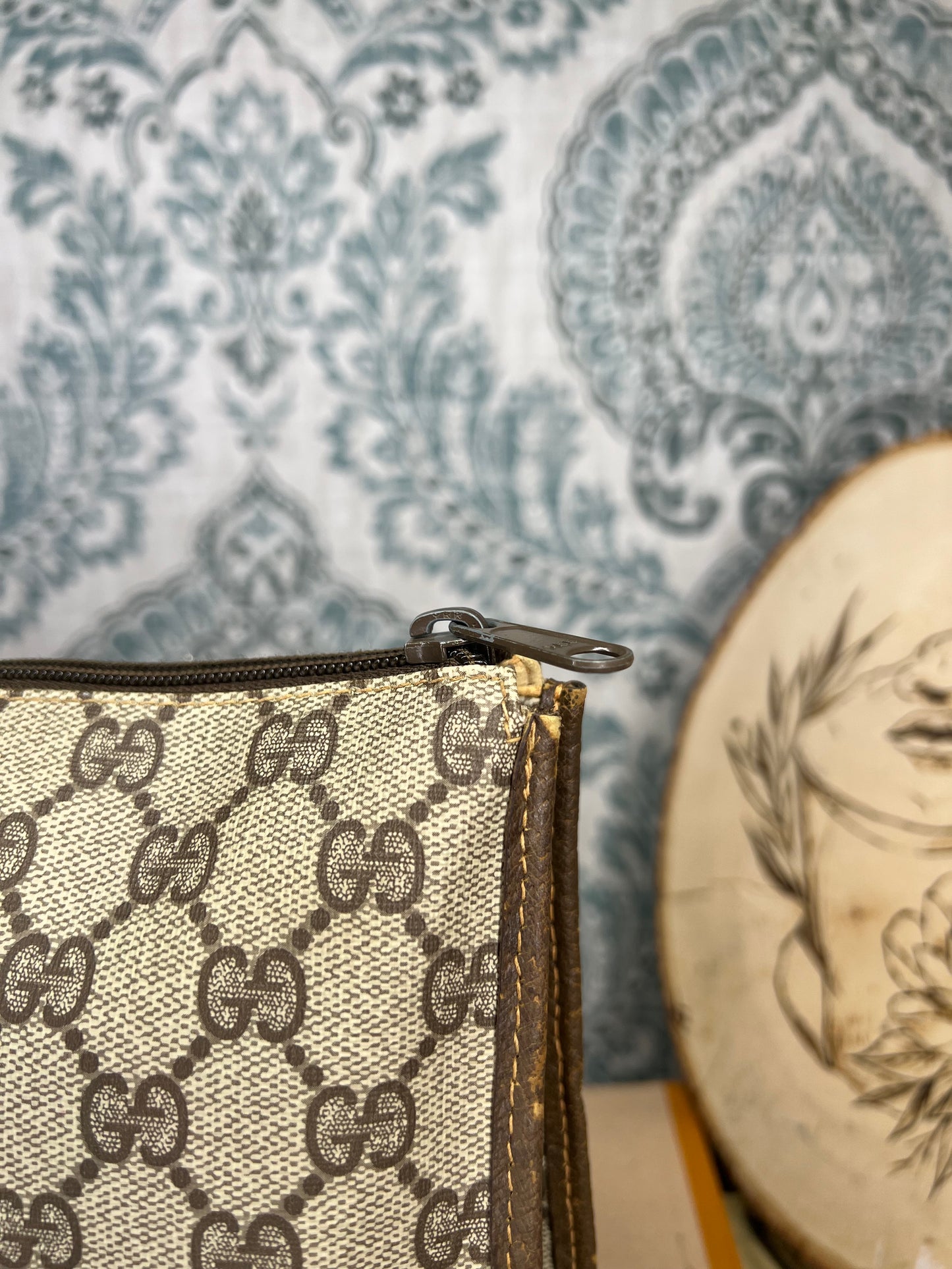 Gucci Brown Vintage Clutch