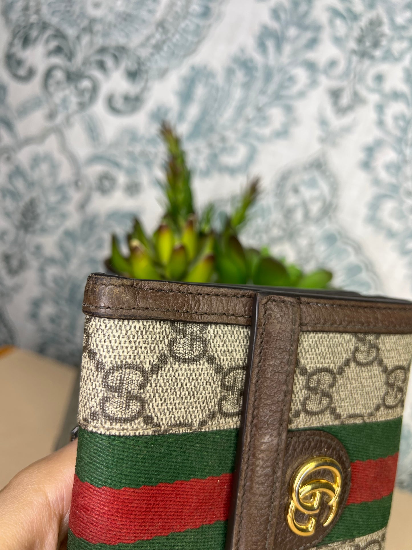 Gucci Ophidia Sherry Line Compact Wallet