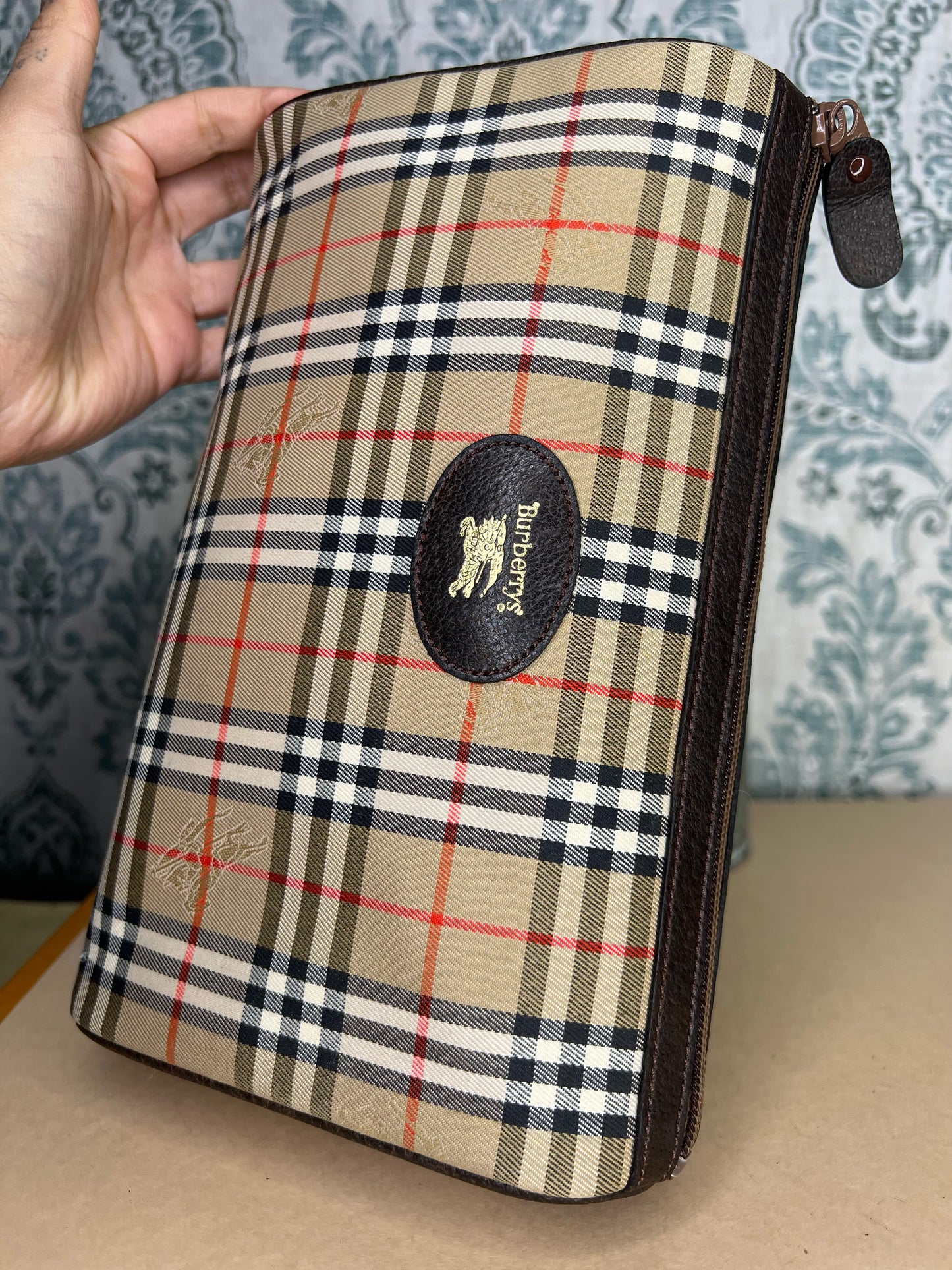 Burberry Nova Check Clutch