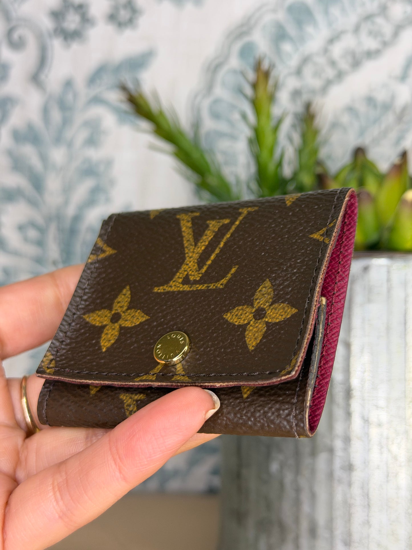 Louis Vuitton Wired Earphone Case Fuschia