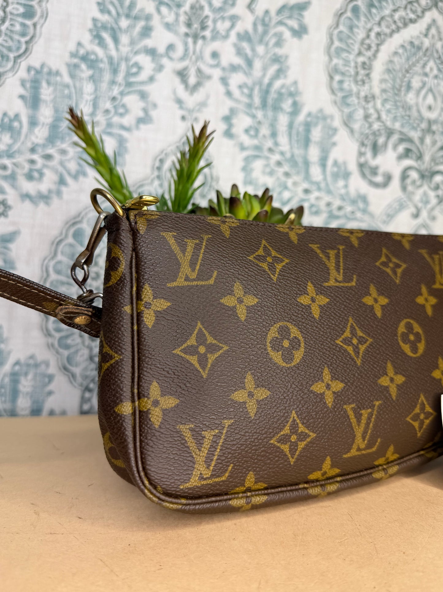 Louis Vuitton Pochette Accessories with Monogram Strap #2