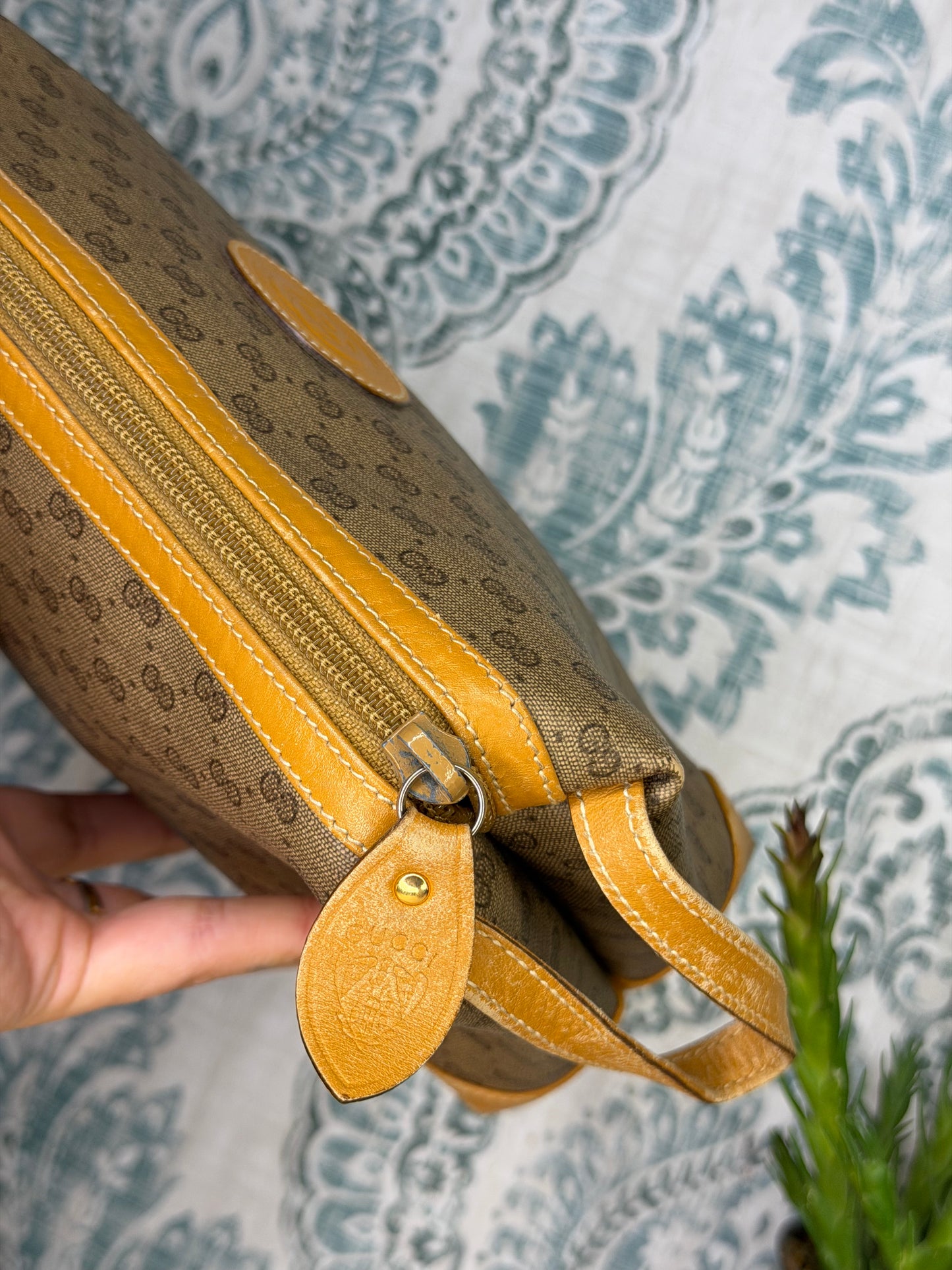 Gucci Micro GG Tan Clutch