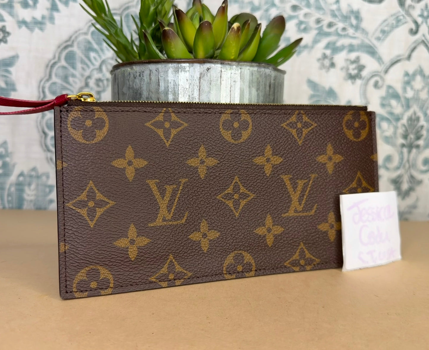 Louis Vuitton Felicie Zip Insert Fuschia