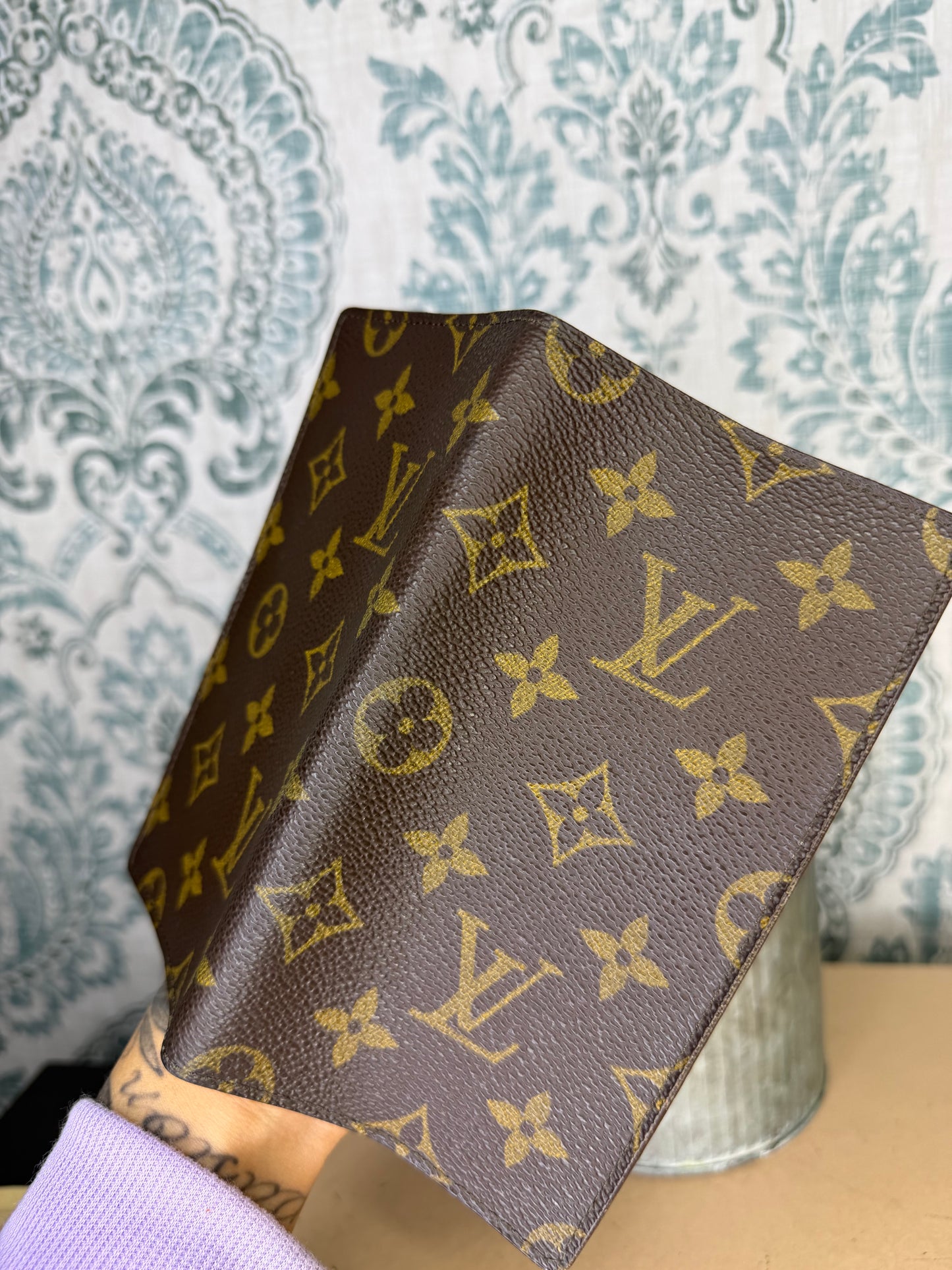 Louis Vuitton Monogram Checkbook Wallet/Cover