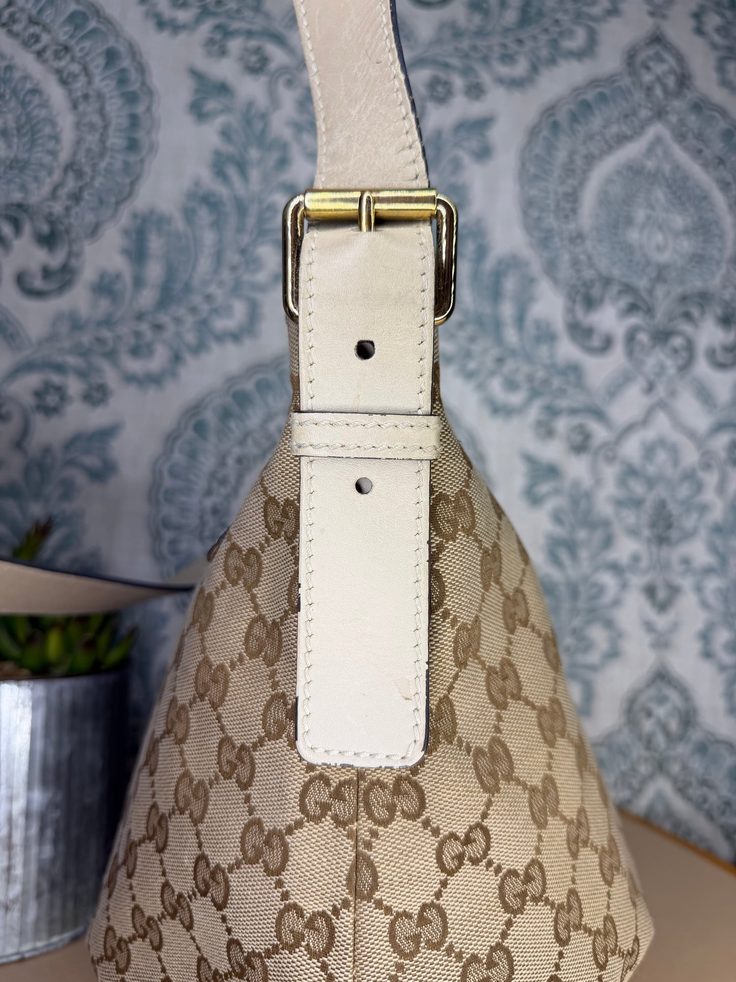 Gucci Canvas GG Beige Crossbody