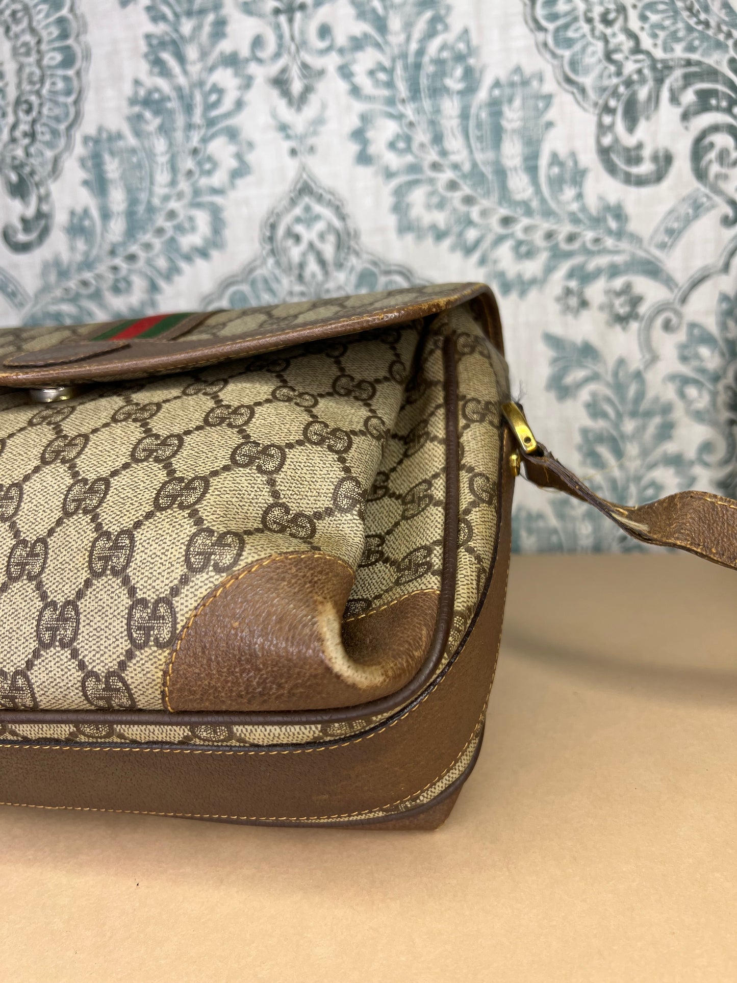 Gucci Supreme Sherry Line Vintage Purse