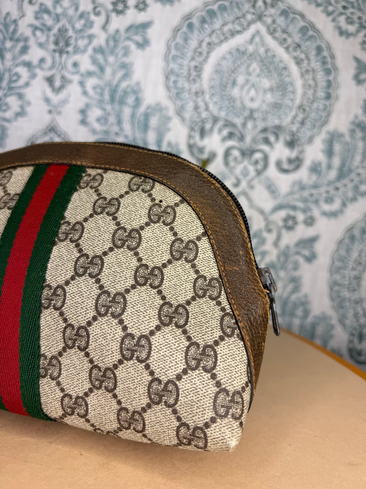 Gucci Supreme Sherry Line Cosmetic Pouch