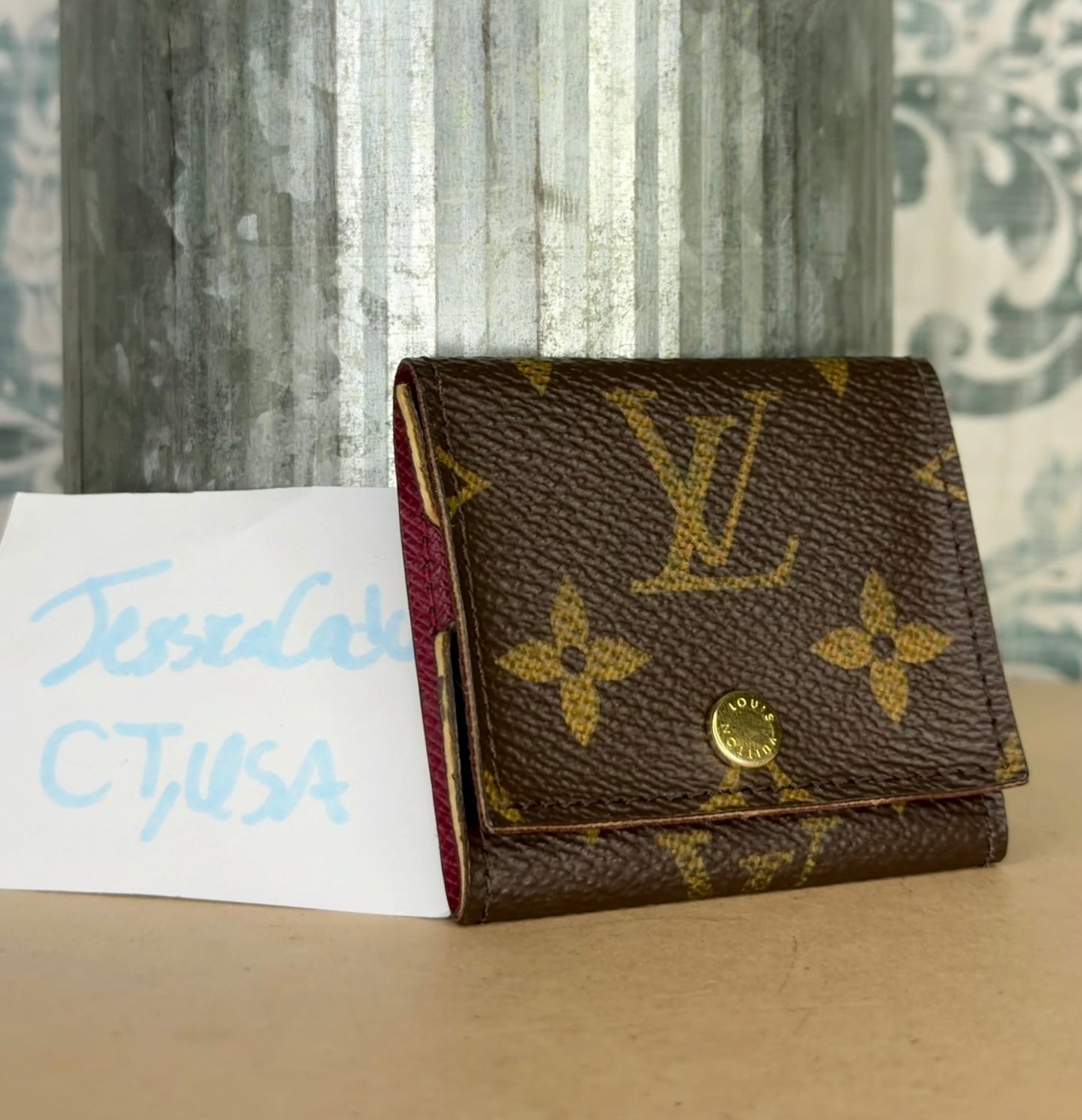 Louis Vuitton Wired Earphone Case Fuschia