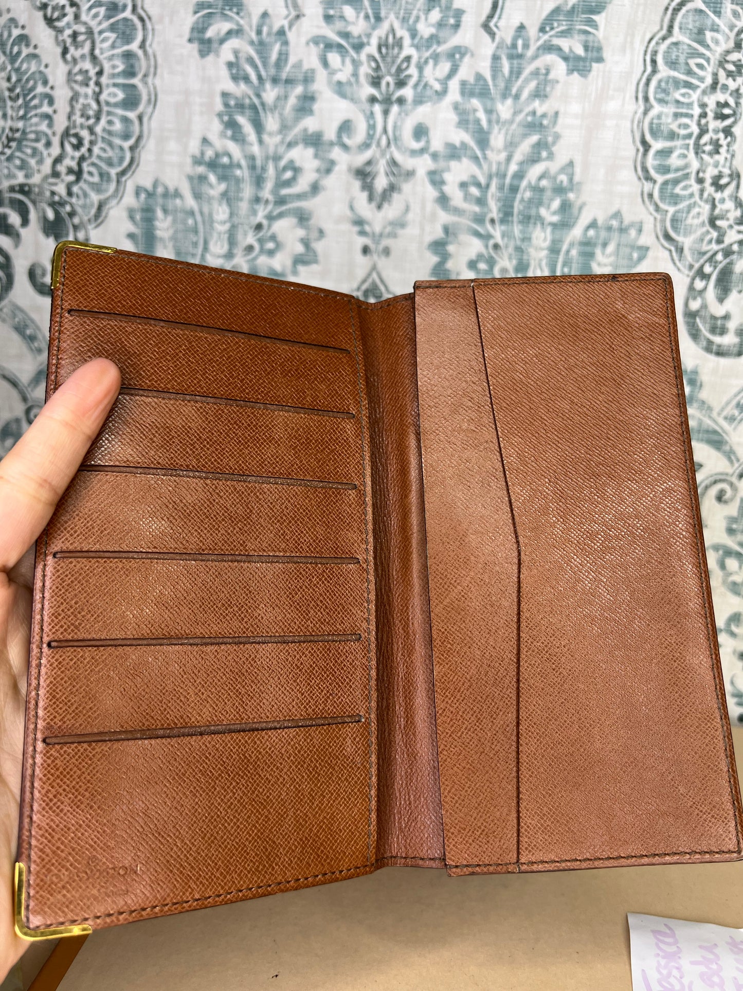 Louis Vuitton Monogram Vintage Vertical Wallet
