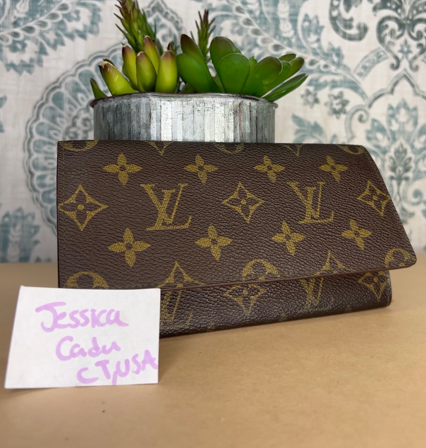 Louis Vuitton Checkbook Wallet