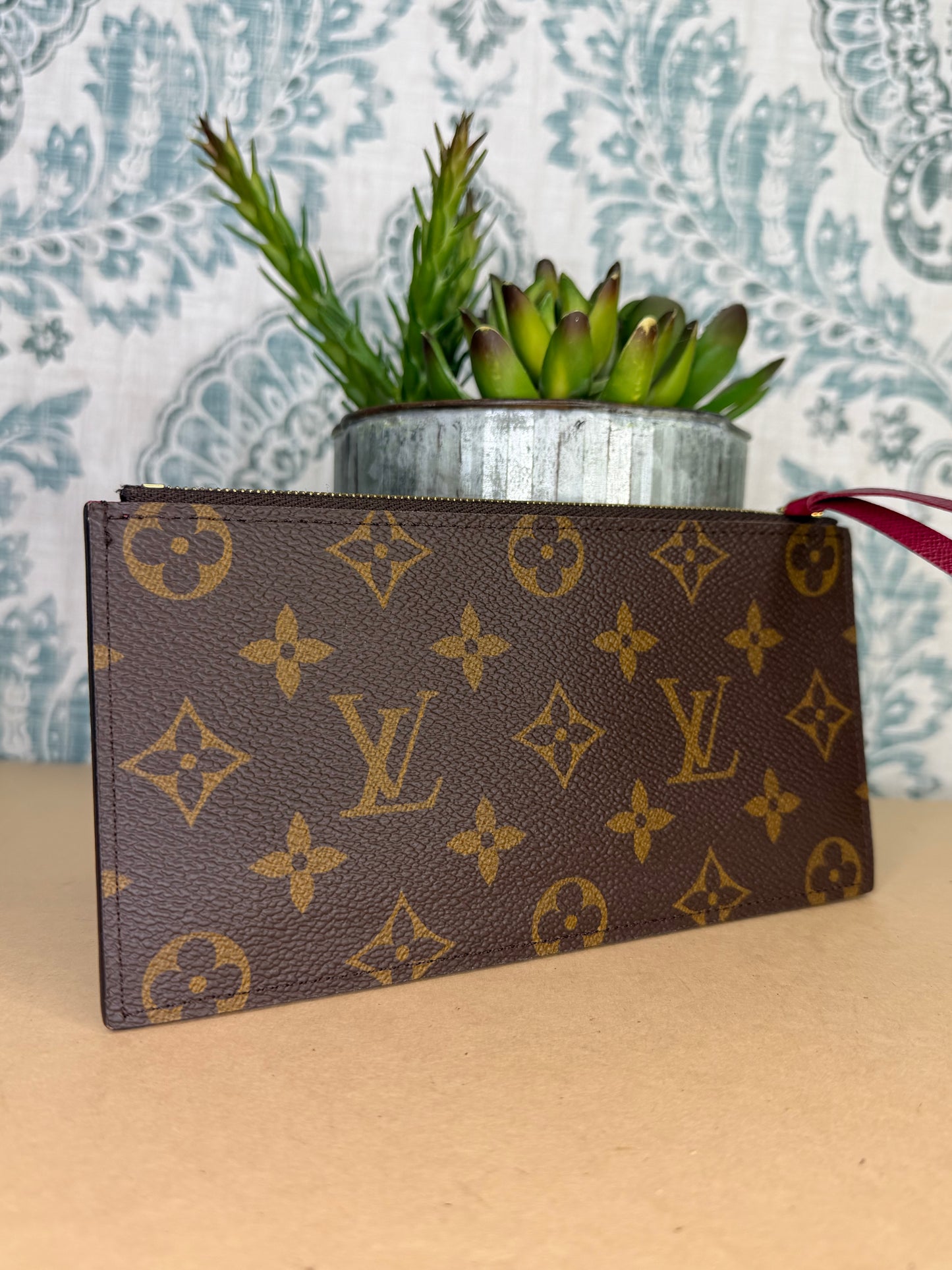 Louis Vuitton Felicie Zip Insert Fuschia
