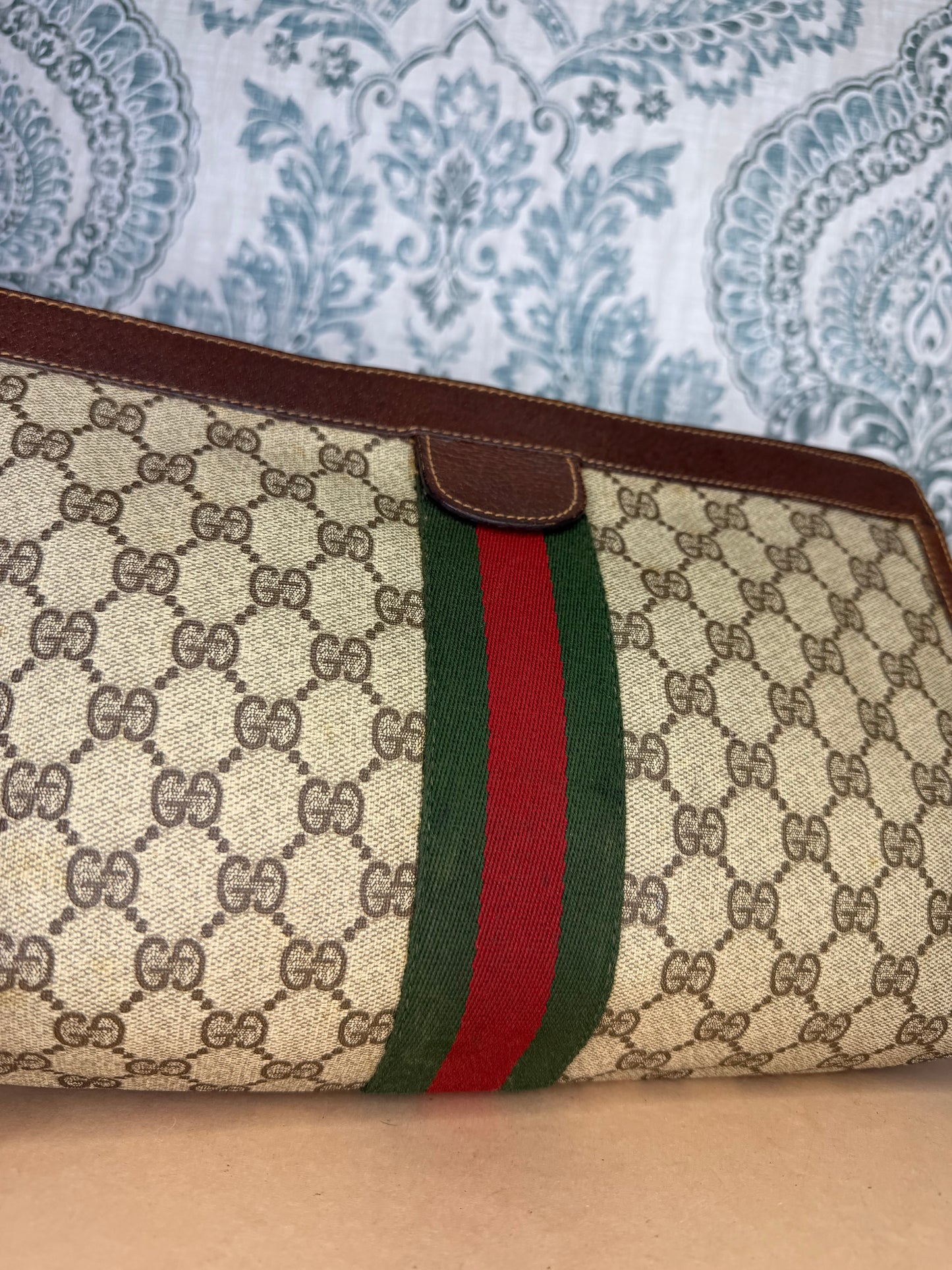 Gucci Supreme Sherry Line Clutch #1 (Parfums)