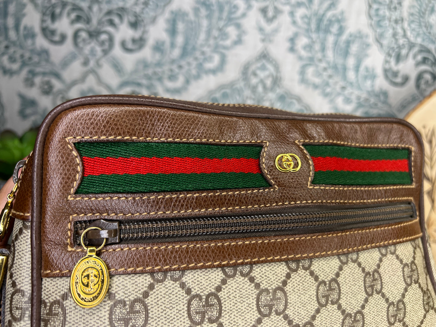 GG Vintage Supreme Sherry Line Crossbody