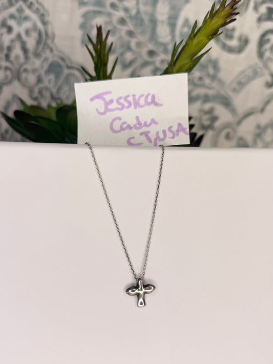 Tiffany & Co. Elsa Perretti Silver Dove Necklace