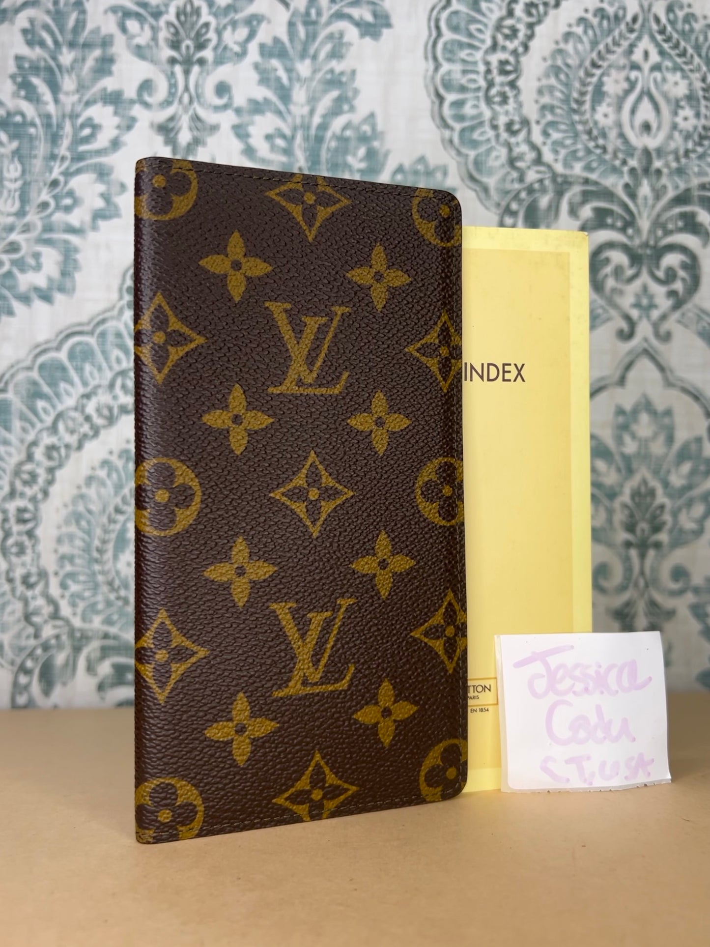 Louis Vuitton Monogram Checkbook Wallet/Cover