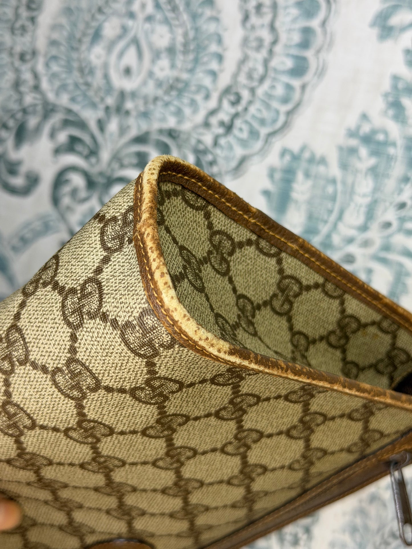 Gucci Supreme Brown Clutch