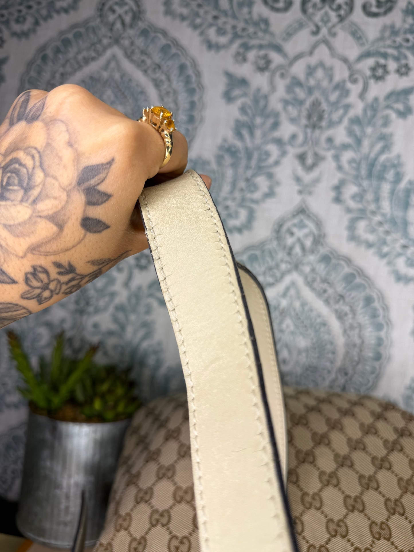 Gucci Canvas GG Beige Crossbody