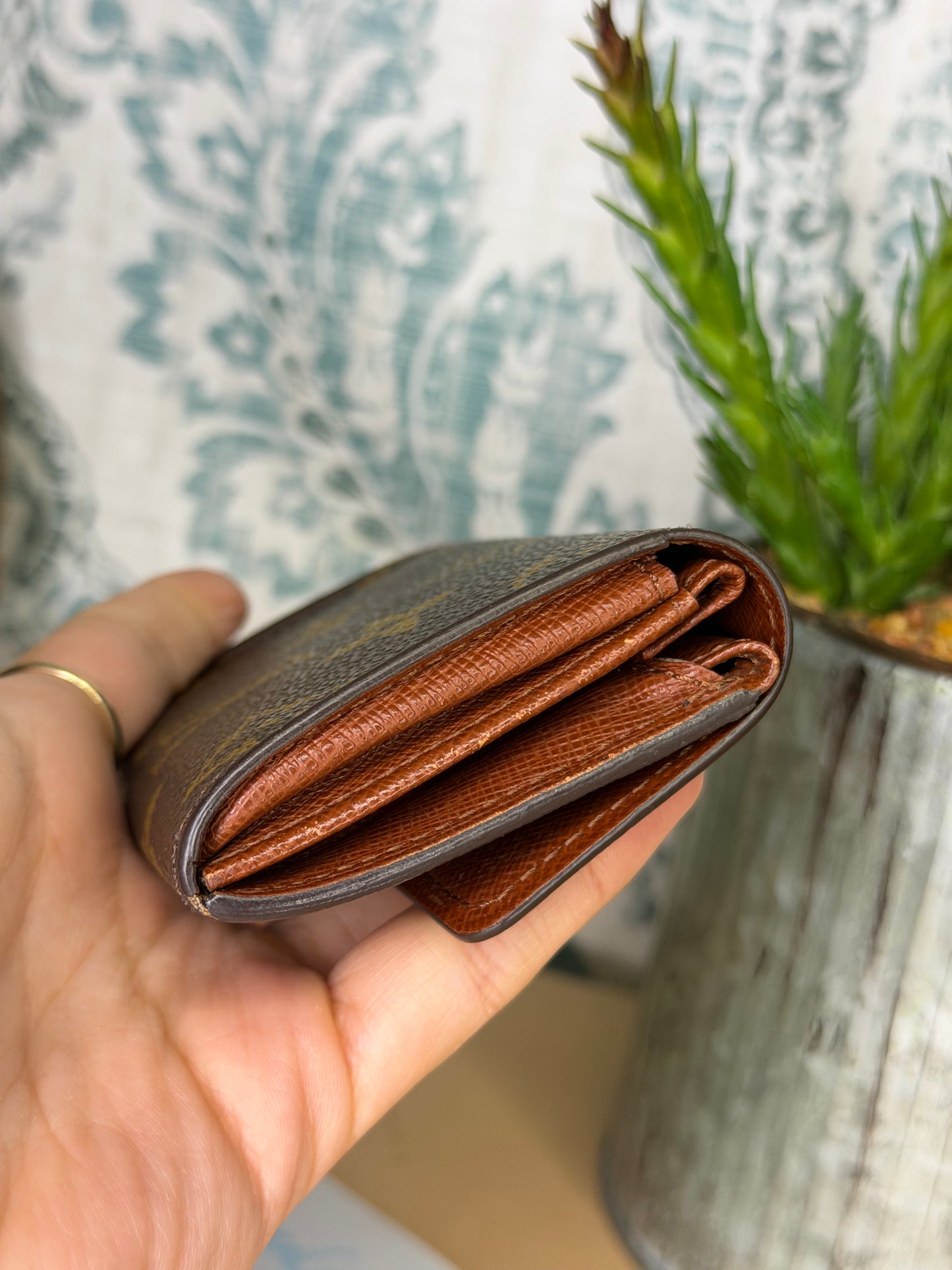 Louis Vuitton Porte Monnaie Plat Monogram Card Case #2