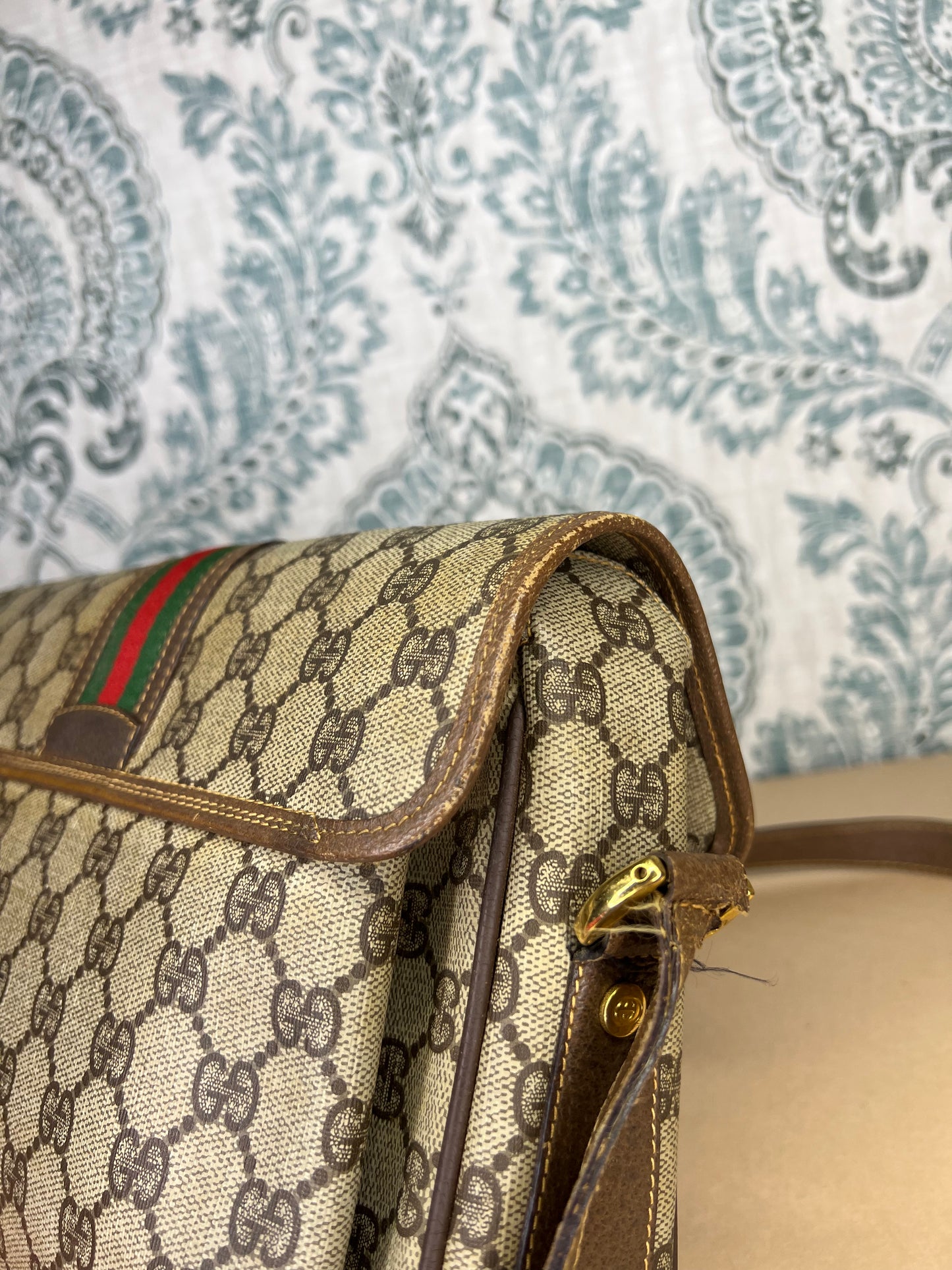 Gucci Supreme Sherry Line Vintage Purse