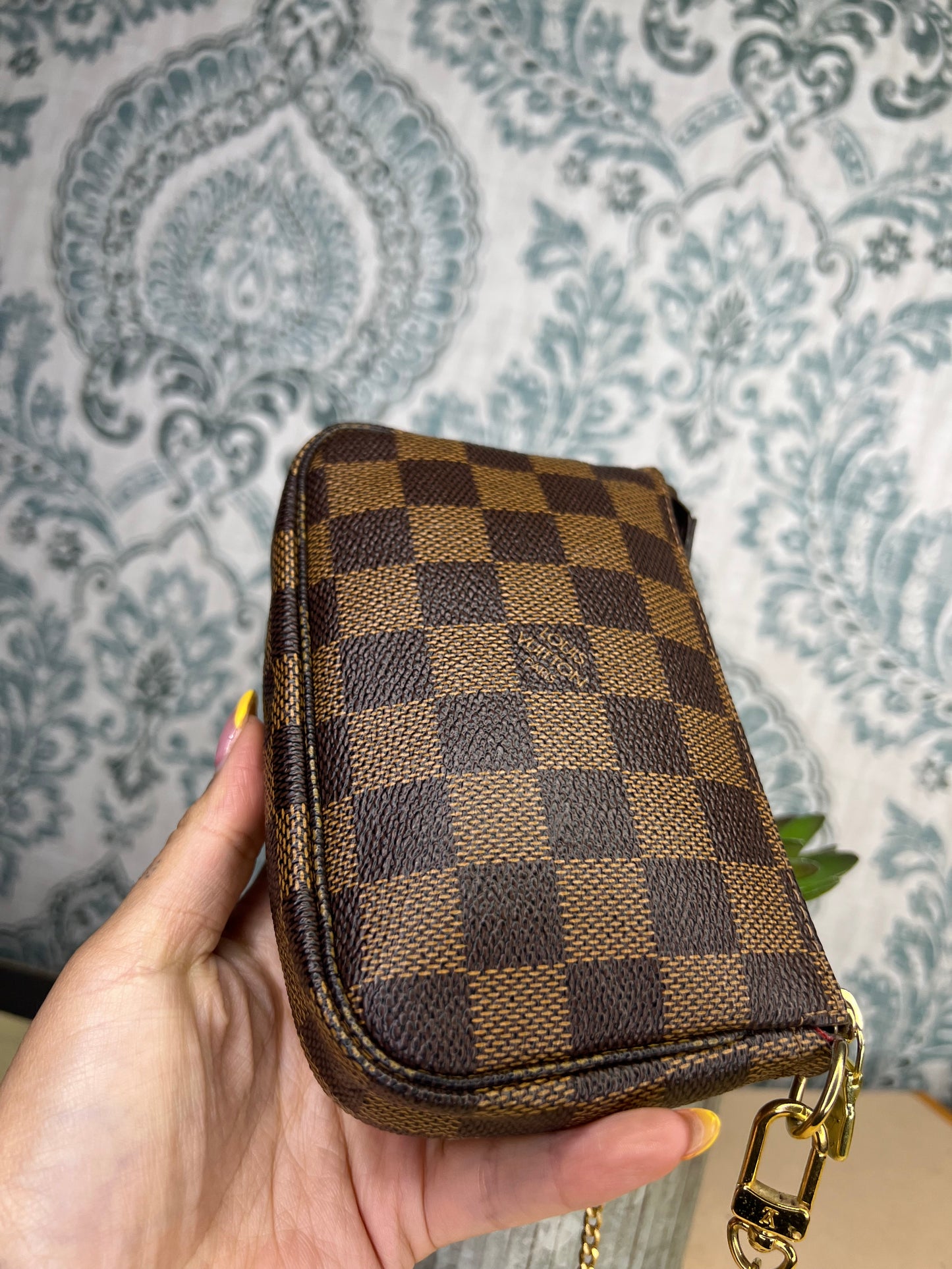Louis Vuitton Damier Ebene Trunks & Bags Mini Pochette