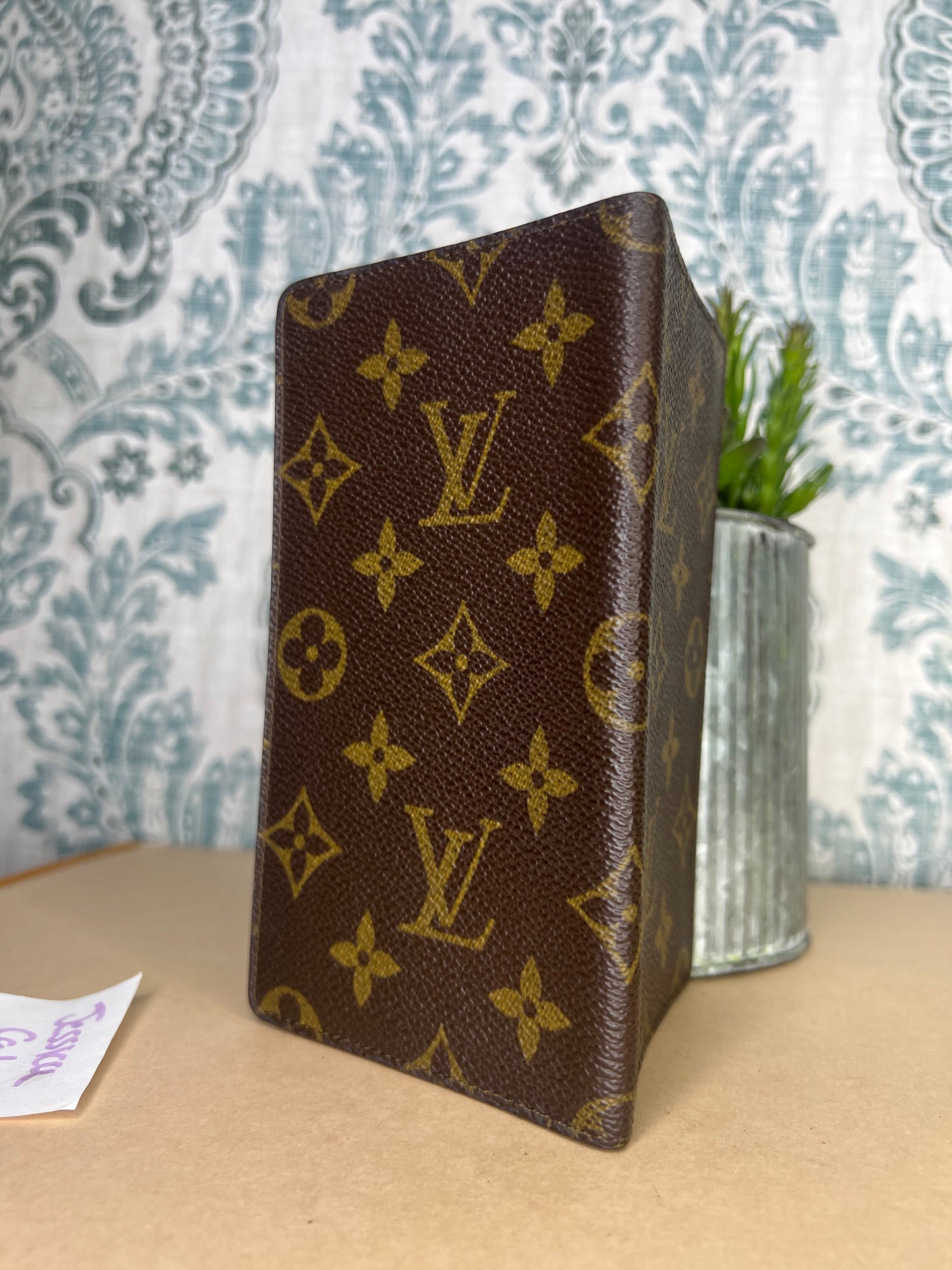 Louis Vuitton Monogram Vertical Checkbook Holder