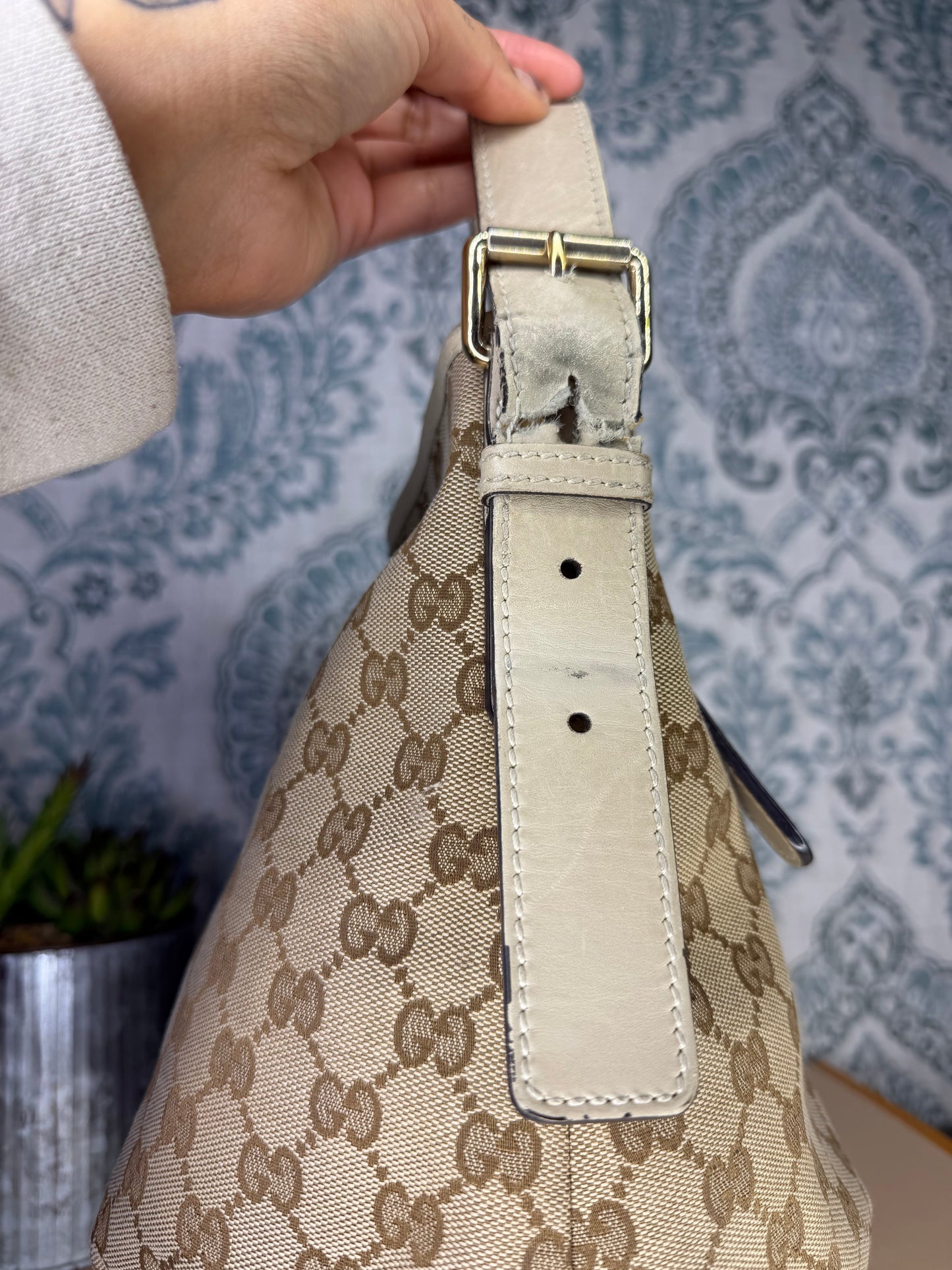 Gucci Canvas GG Beige Crossbody
