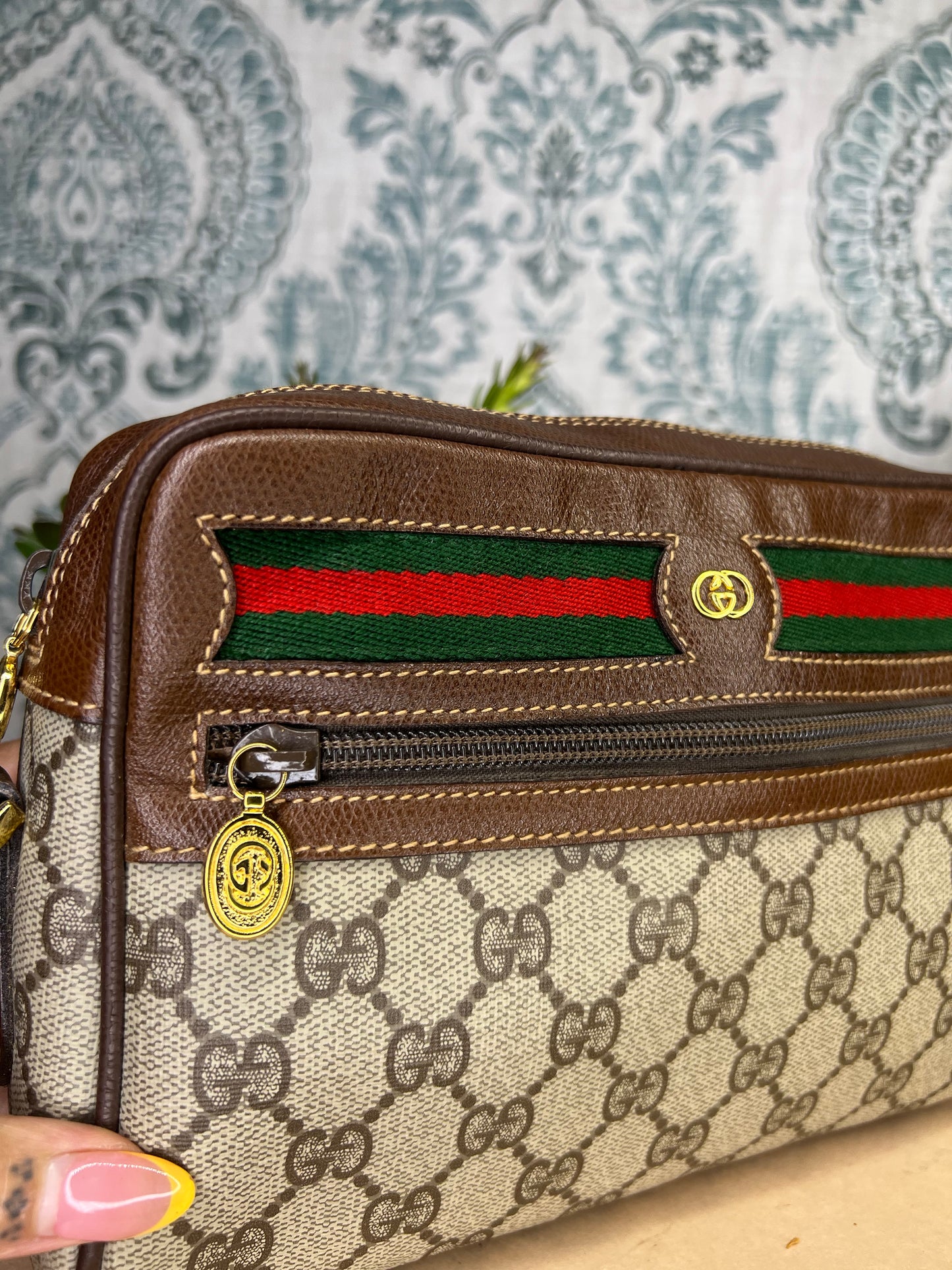GG Vintage Supreme Sherry Line Crossbody