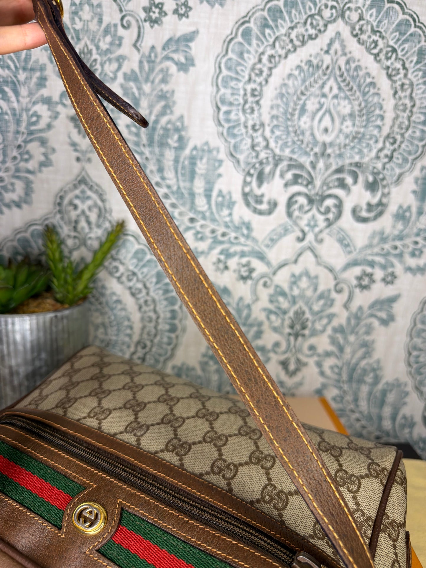 Gucci Vintage Supreme Sherry Line Purse