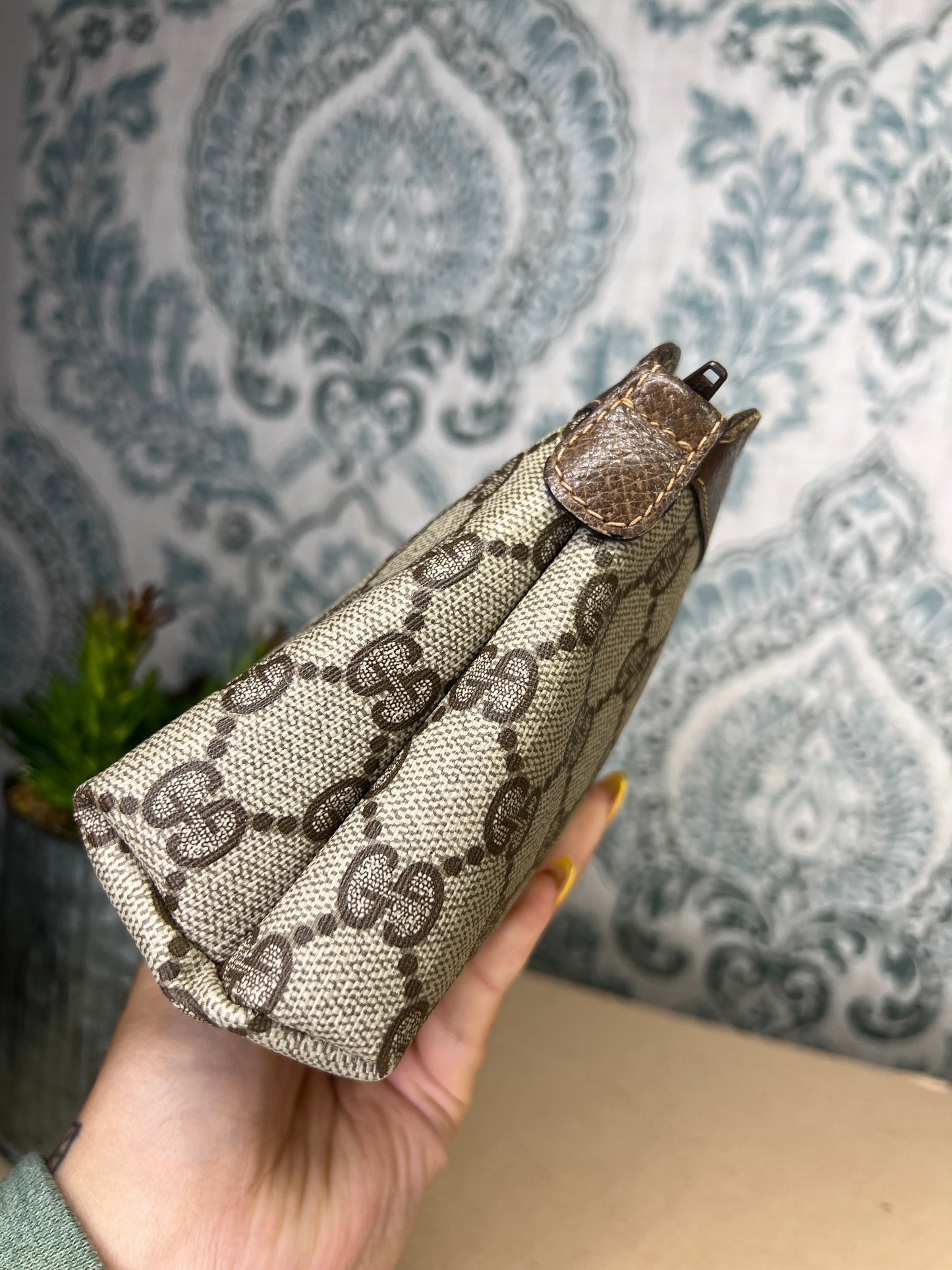 Gucci Brown Vintage Small Pouch