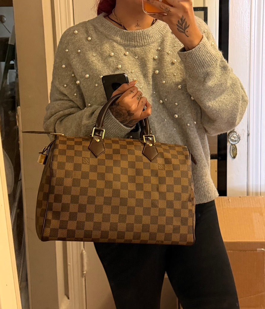 Louis Vuitton Speedy 30 Damier Ebene