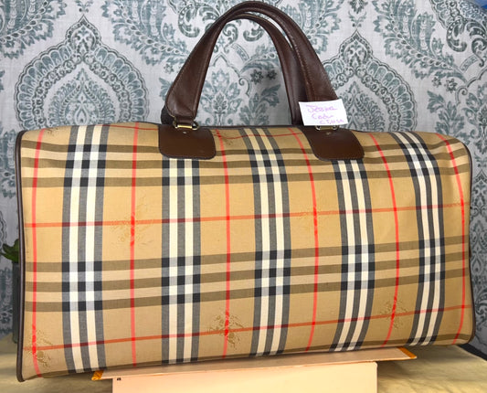Burberry Nova Check Duffle