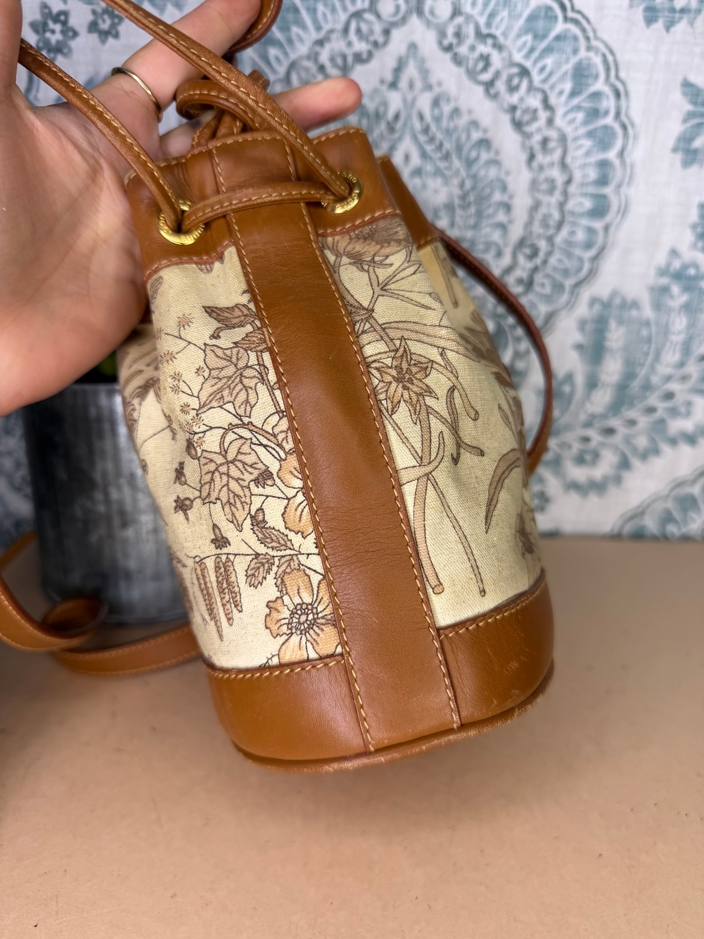 Gucci Floral Bucket Bag
