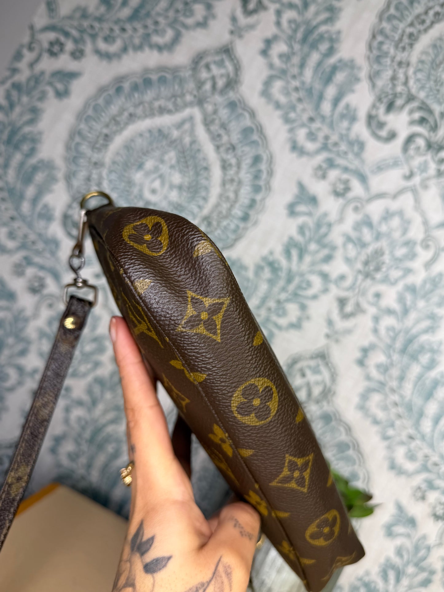 Louis Vuitton Pochette Accessories with Monogram Strap #2