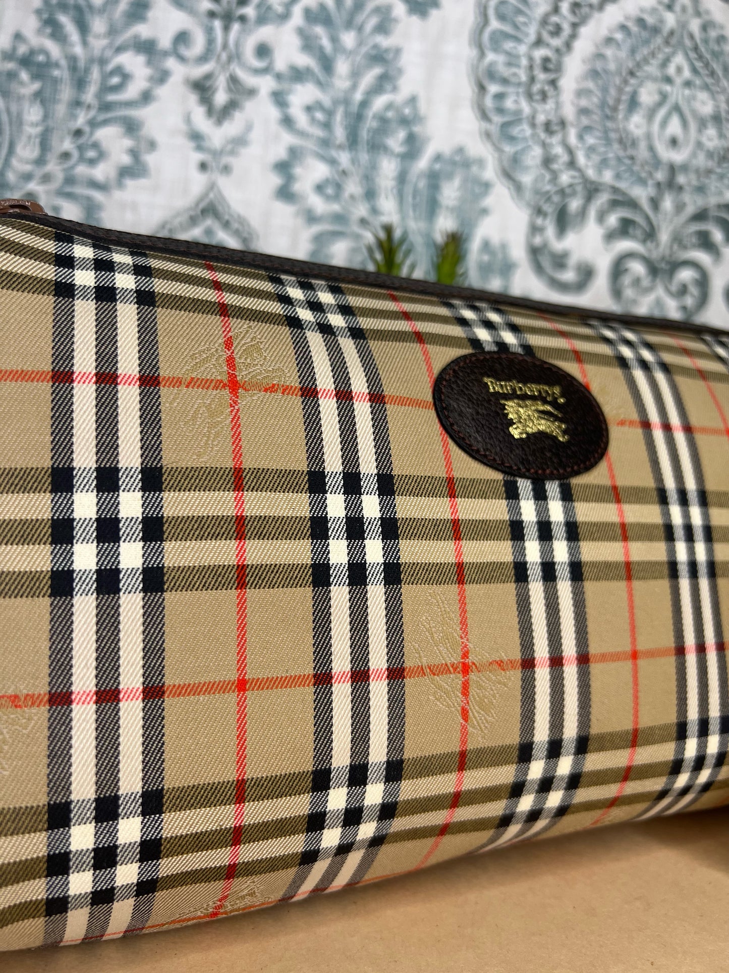 Burberry Nova Check Clutch