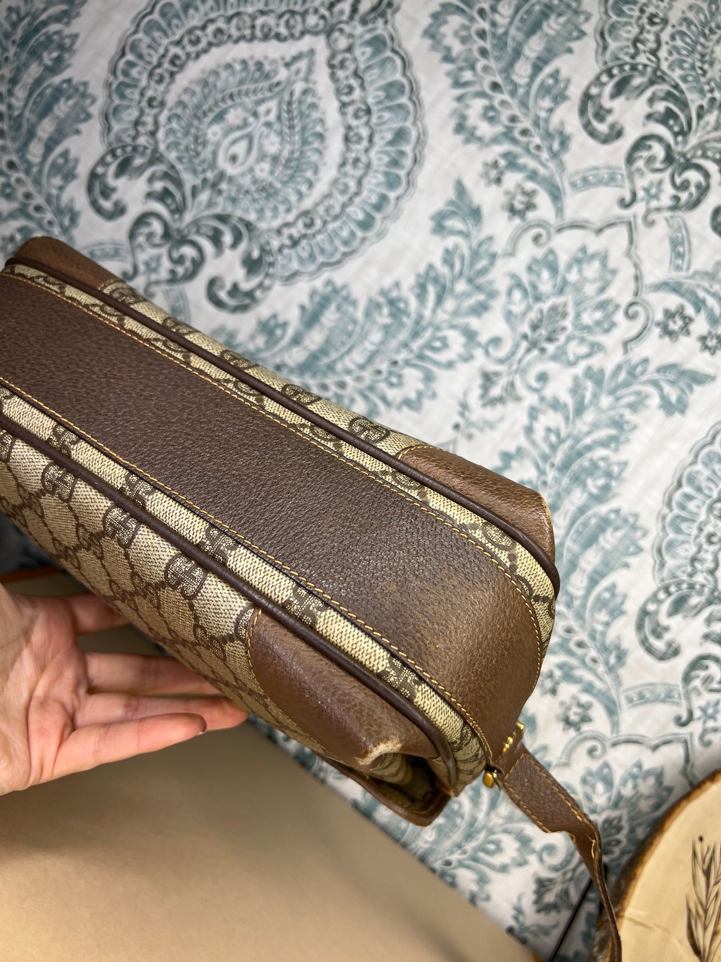 Gucci Supreme Sherry Line Vintage Purse