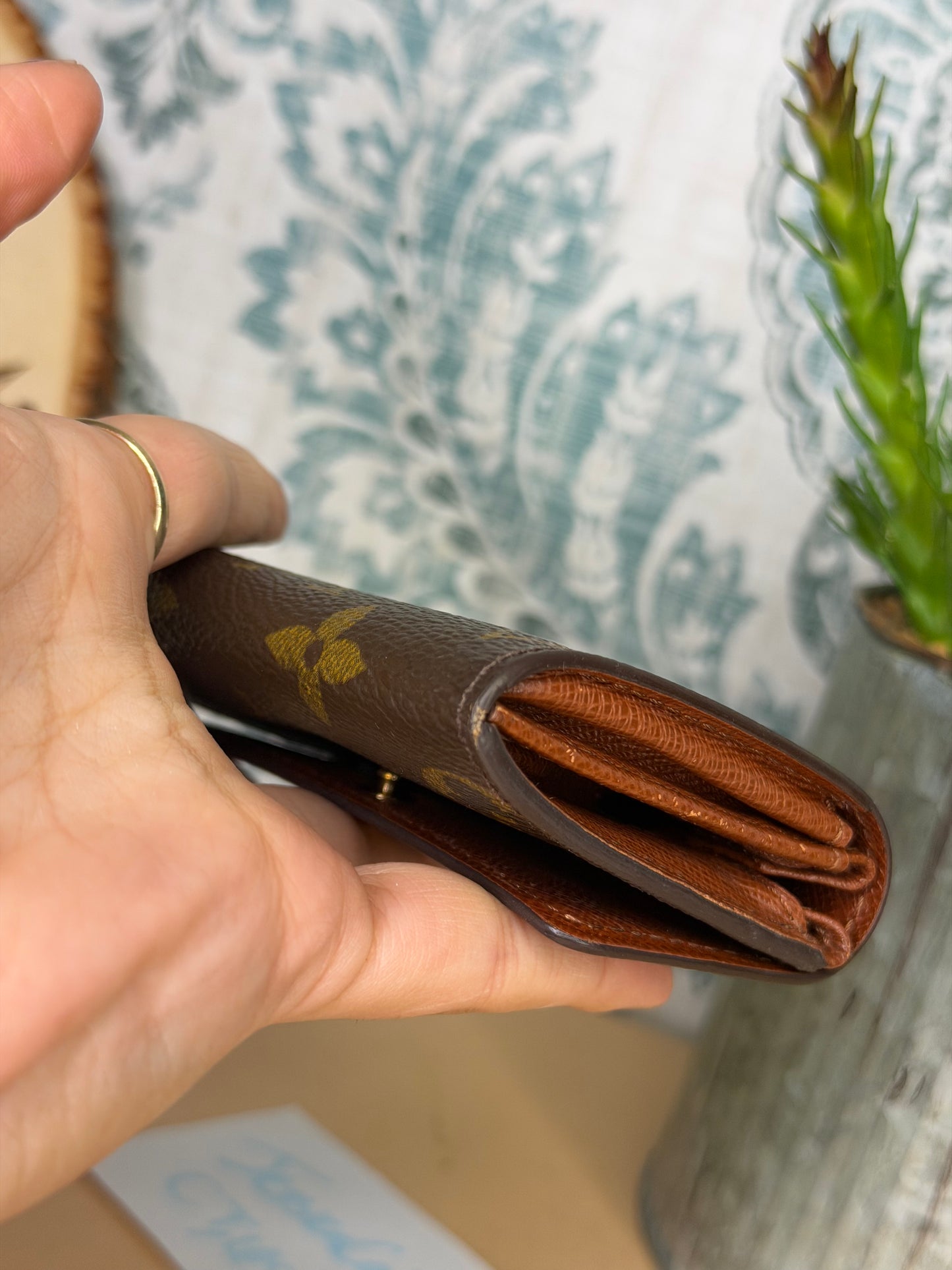 Louis Vuitton Porte Monnaie Plat Monogram Card Case #2