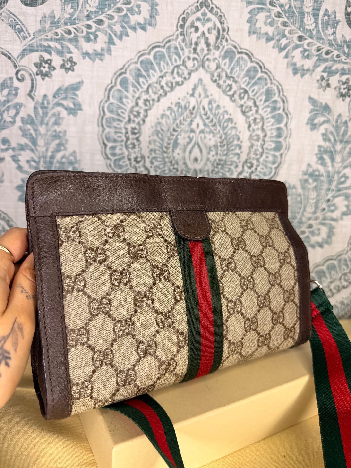 Gucci Vintage Sherry Line Crossbody