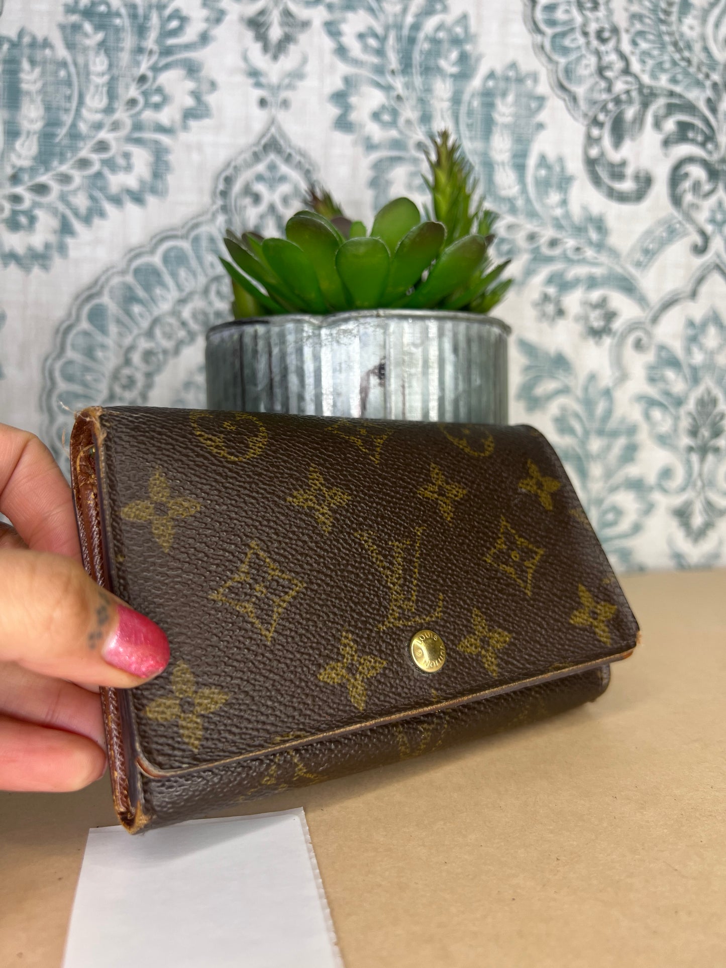 Louis Vuitton Porte Monnaie Tresor Wallet #4