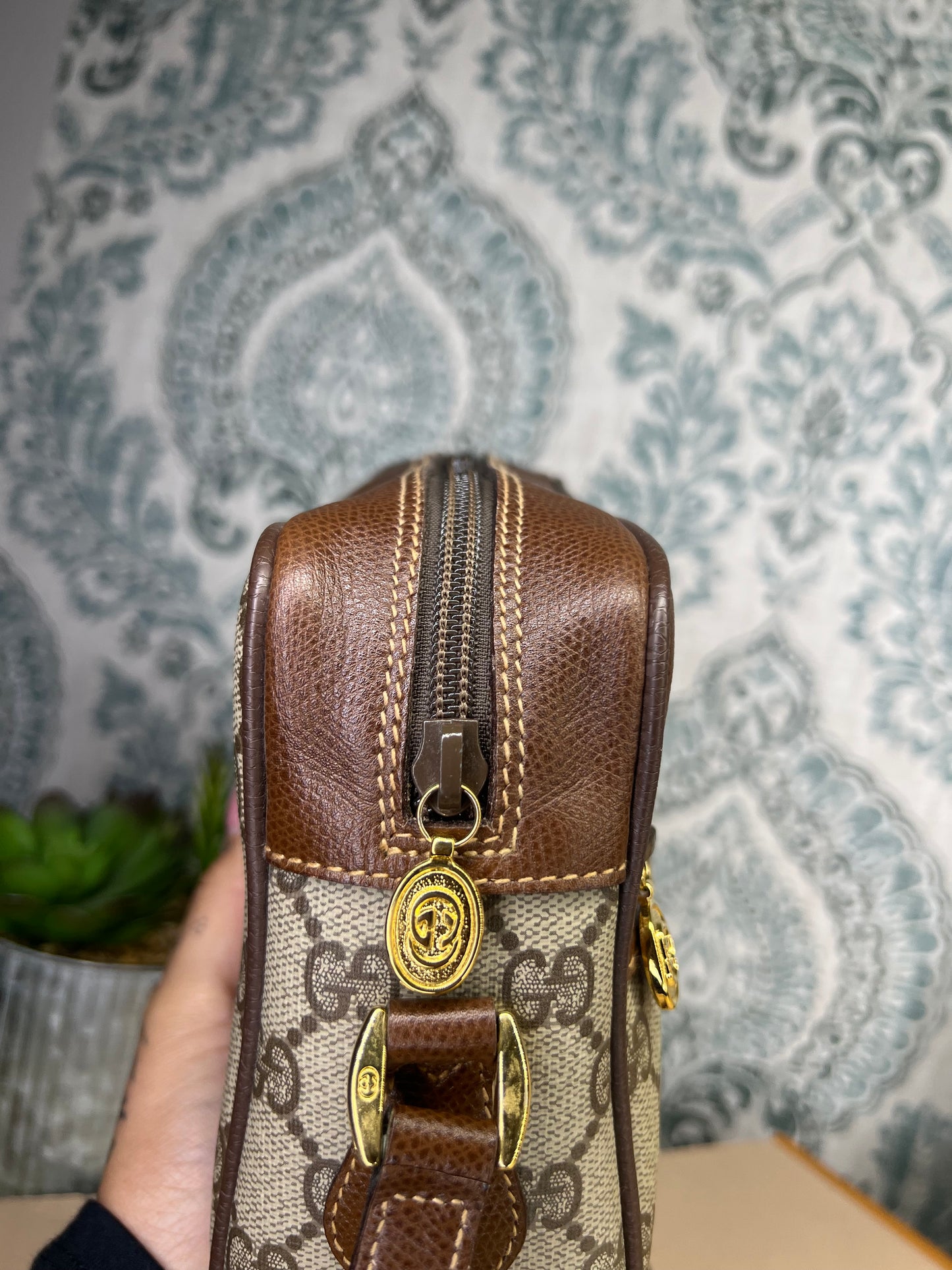 GG Vintage Supreme Sherry Line Crossbody