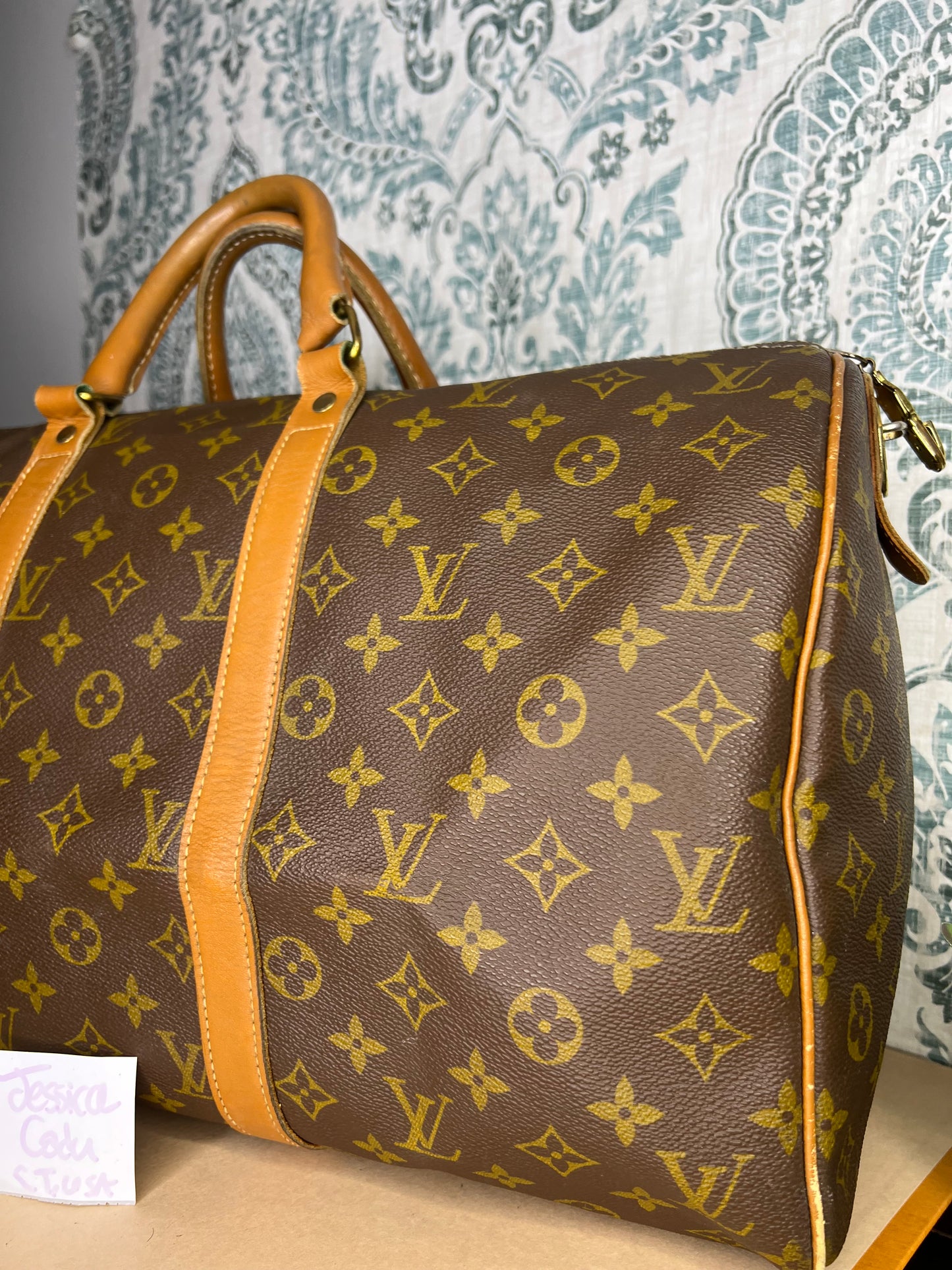 Louis Vuitton French Company Keepall 45 Bon Voyage Bazaar Beverly Hills