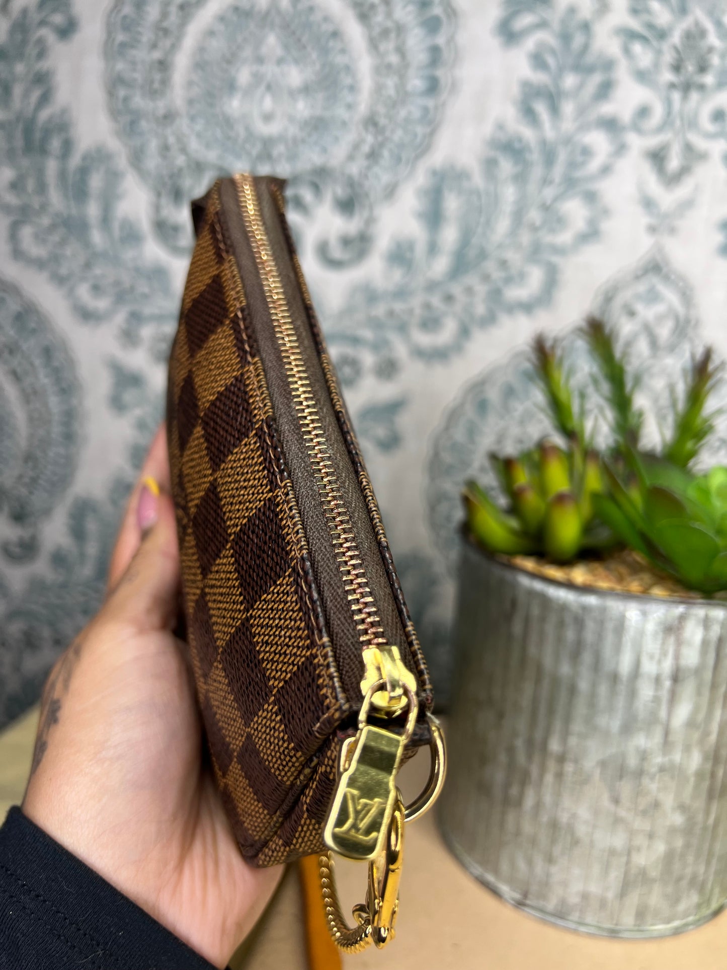 Louis Vuitton Damier Ebene Trunks & Bags Mini Pochette