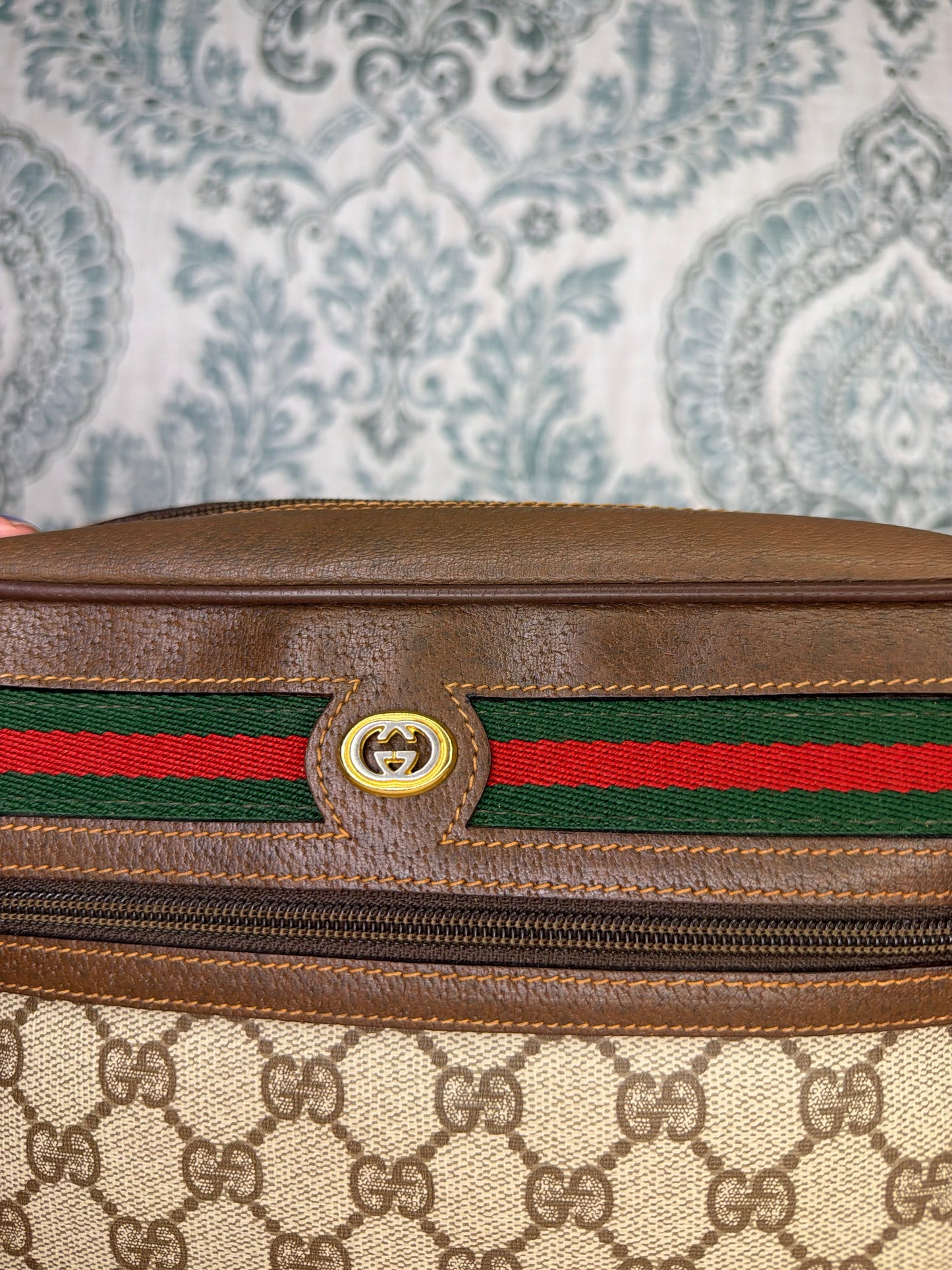 Gucci Vintage Supreme Sherry Line Purse