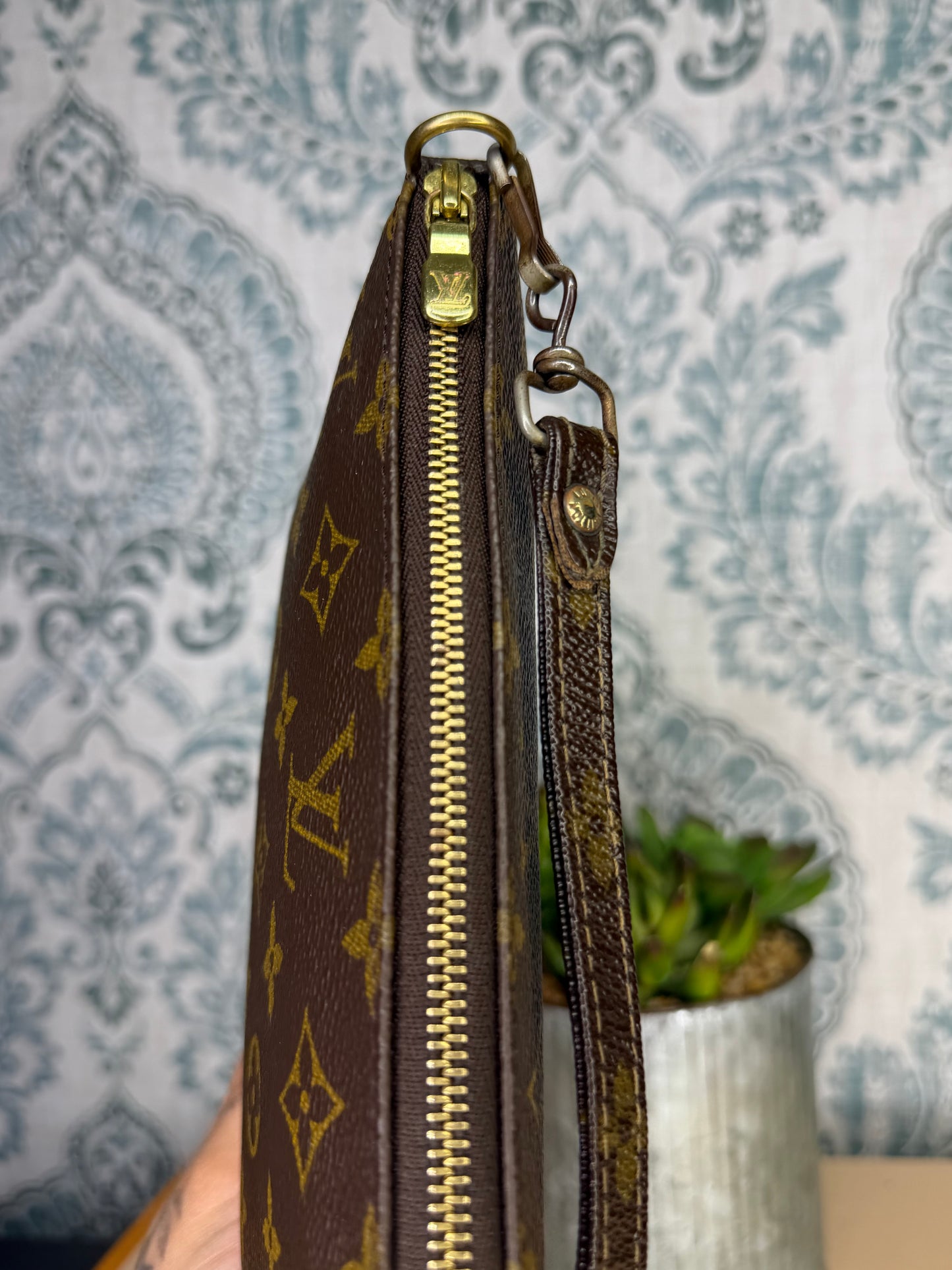 Louis Vuitton Pochette Accessories with Monogram Strap #2