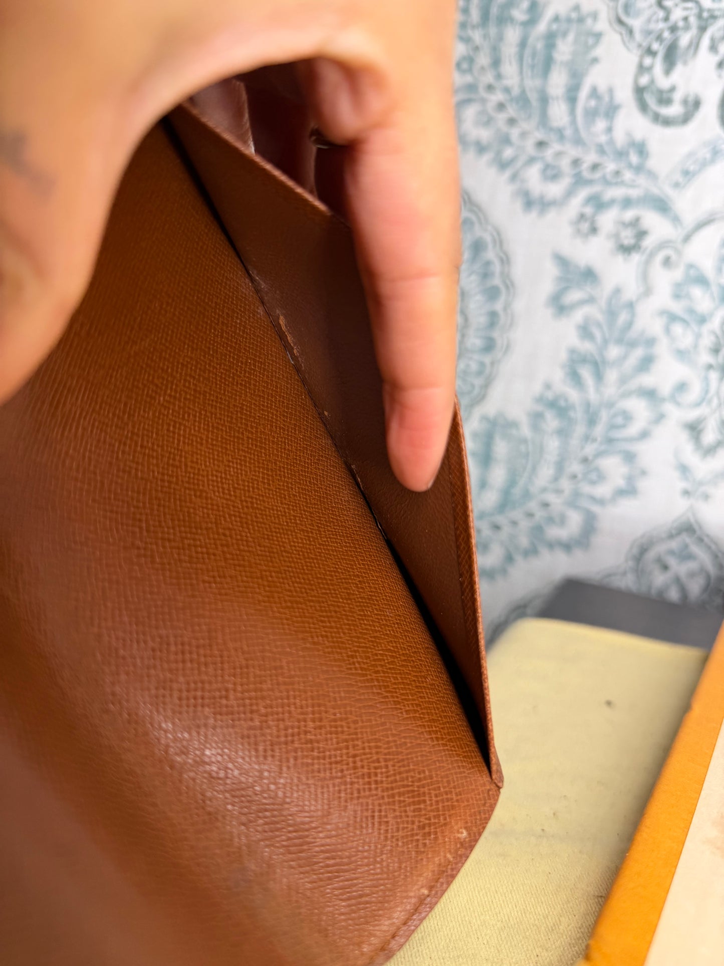 Louis Vuitton Monogram Checkbook Wallet/Cover