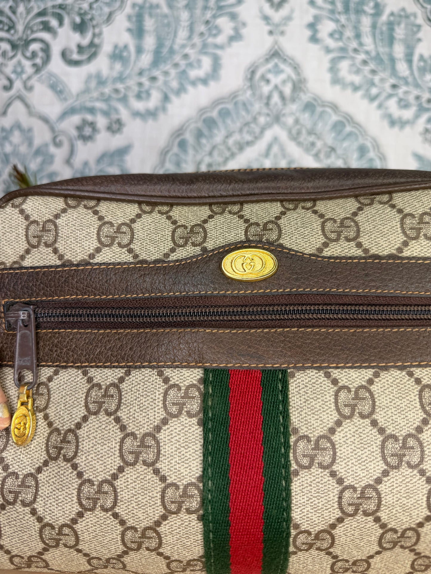 Gucci Vintage Supreme Sherry Line Purse