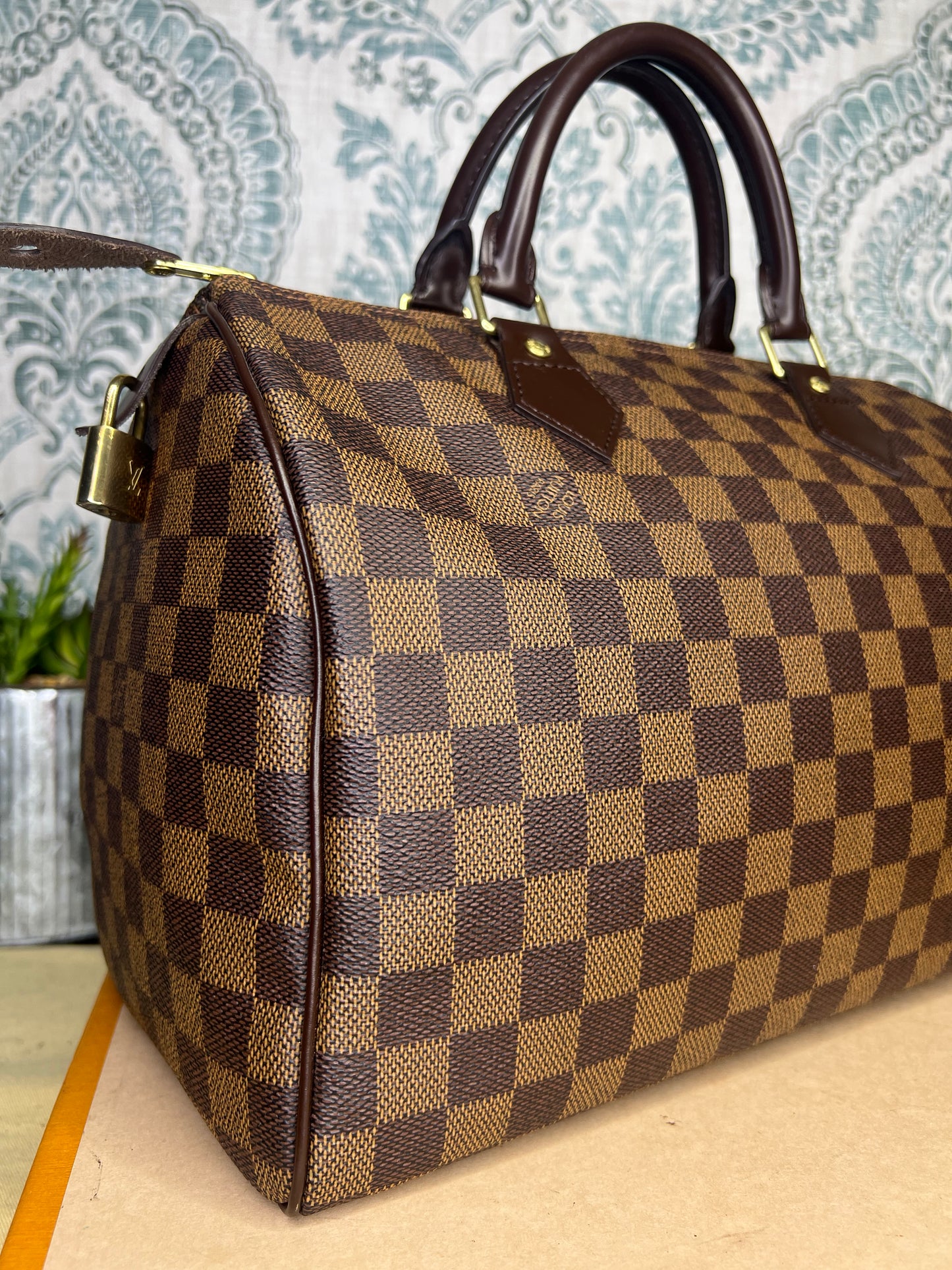 Louis Vuitton Speedy 30 Damier Ebene