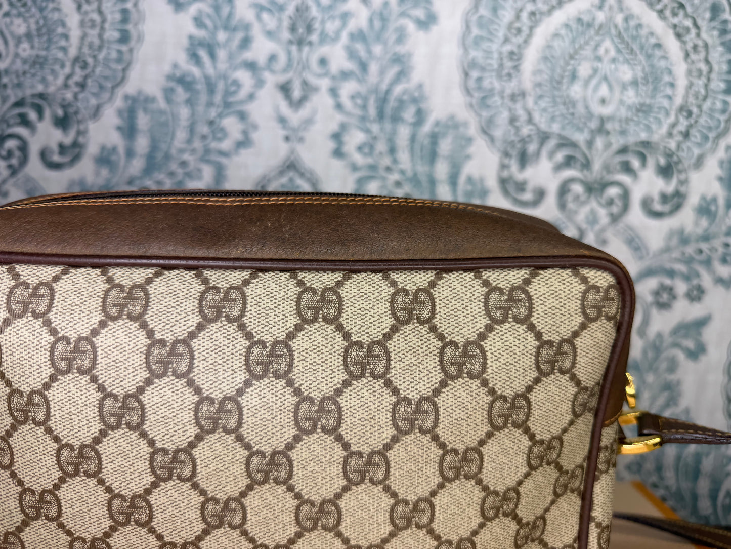 Gucci Vintage Supreme Sherry Line Purse