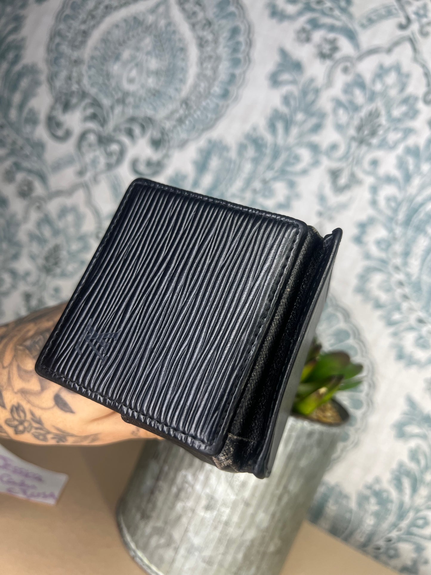 Louis Vuitton Black Epi Porte Monnaie Boite Jewelry/Coin Pouch