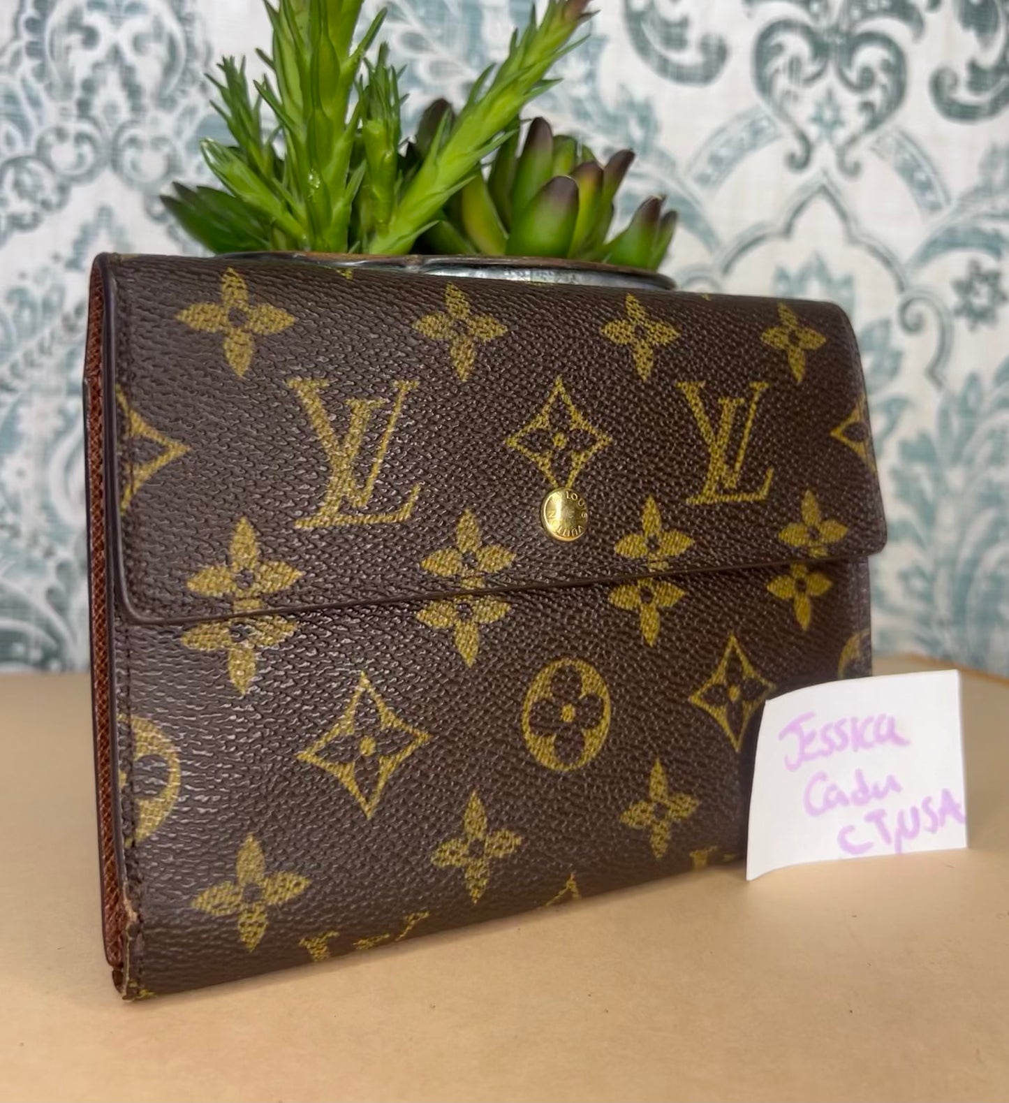 Louis Vuitton Monogram Passport Trifold Wallet #5